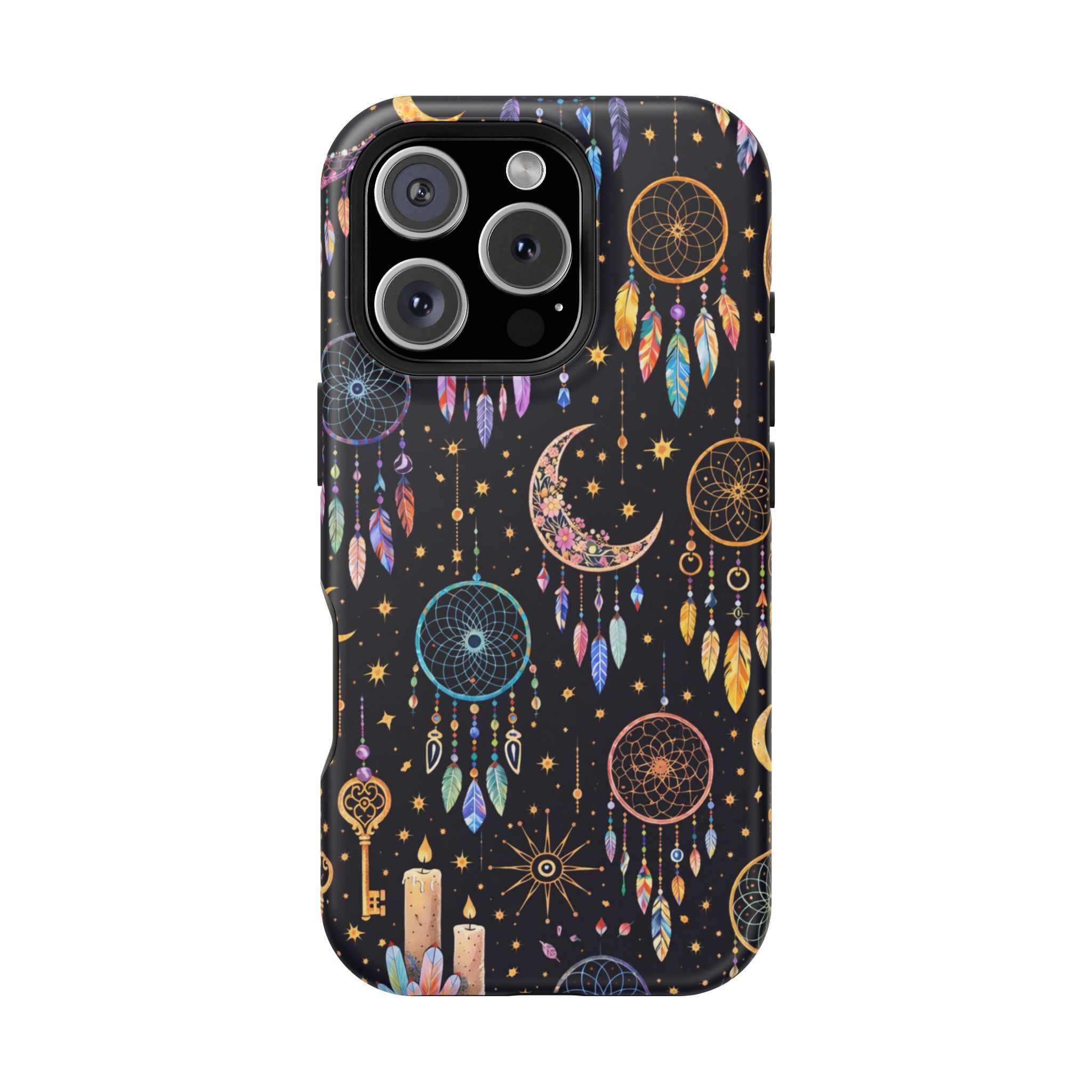 Celestial Dreams – Lunar Dream Catcher Magic iPhone Case - Image 31