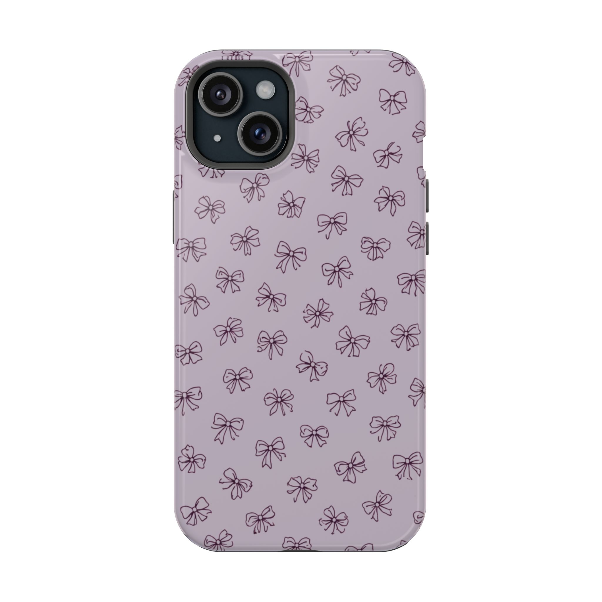 Lilac Bows – Soft Purple Ribbon Pattern iPhone Case - Image 22