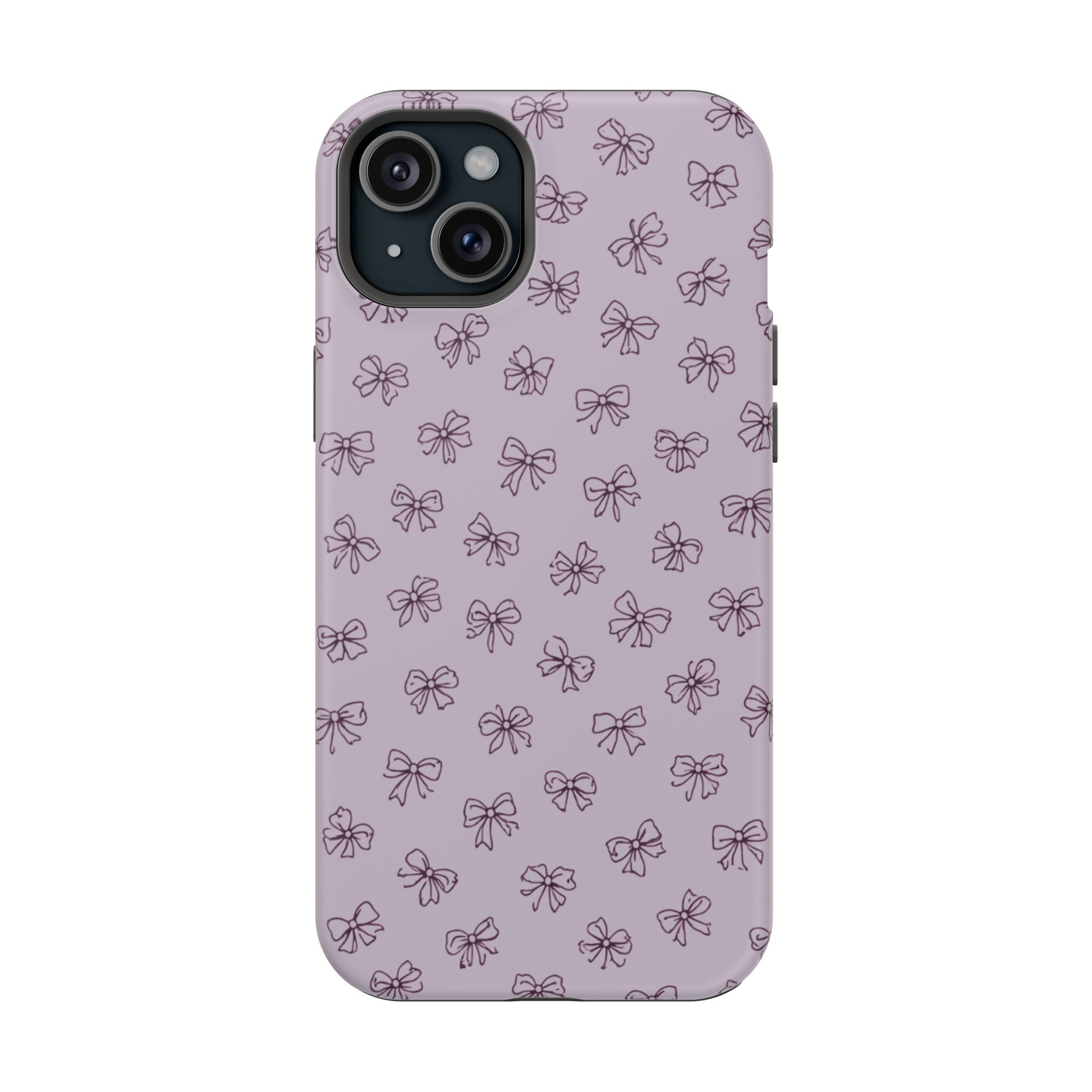 Lilac Bows – Soft Purple Ribbon Pattern iPhone Case - Image 23