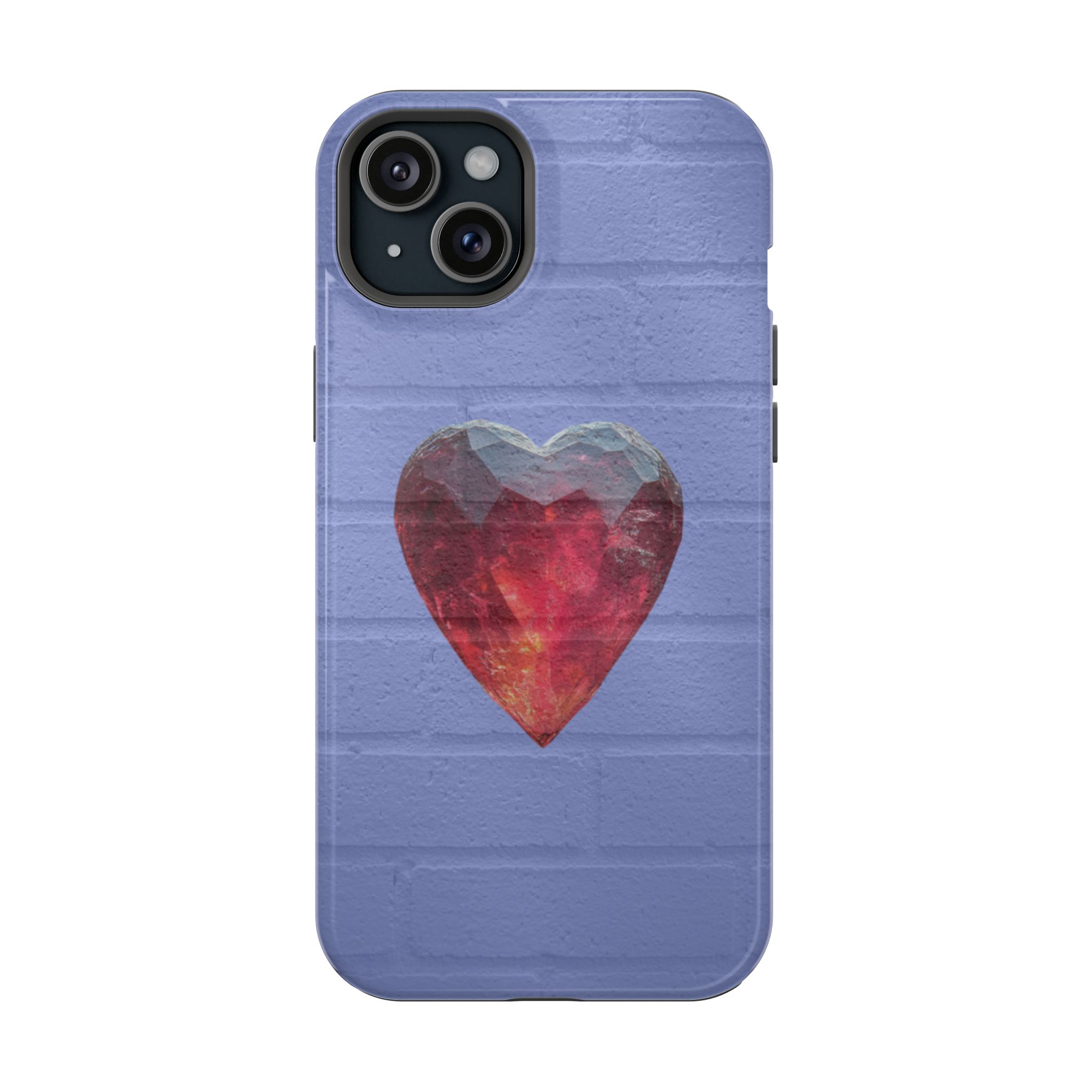 Heartbreaker – Ruby Crystal Heart Glow iPhone Case - Image 22