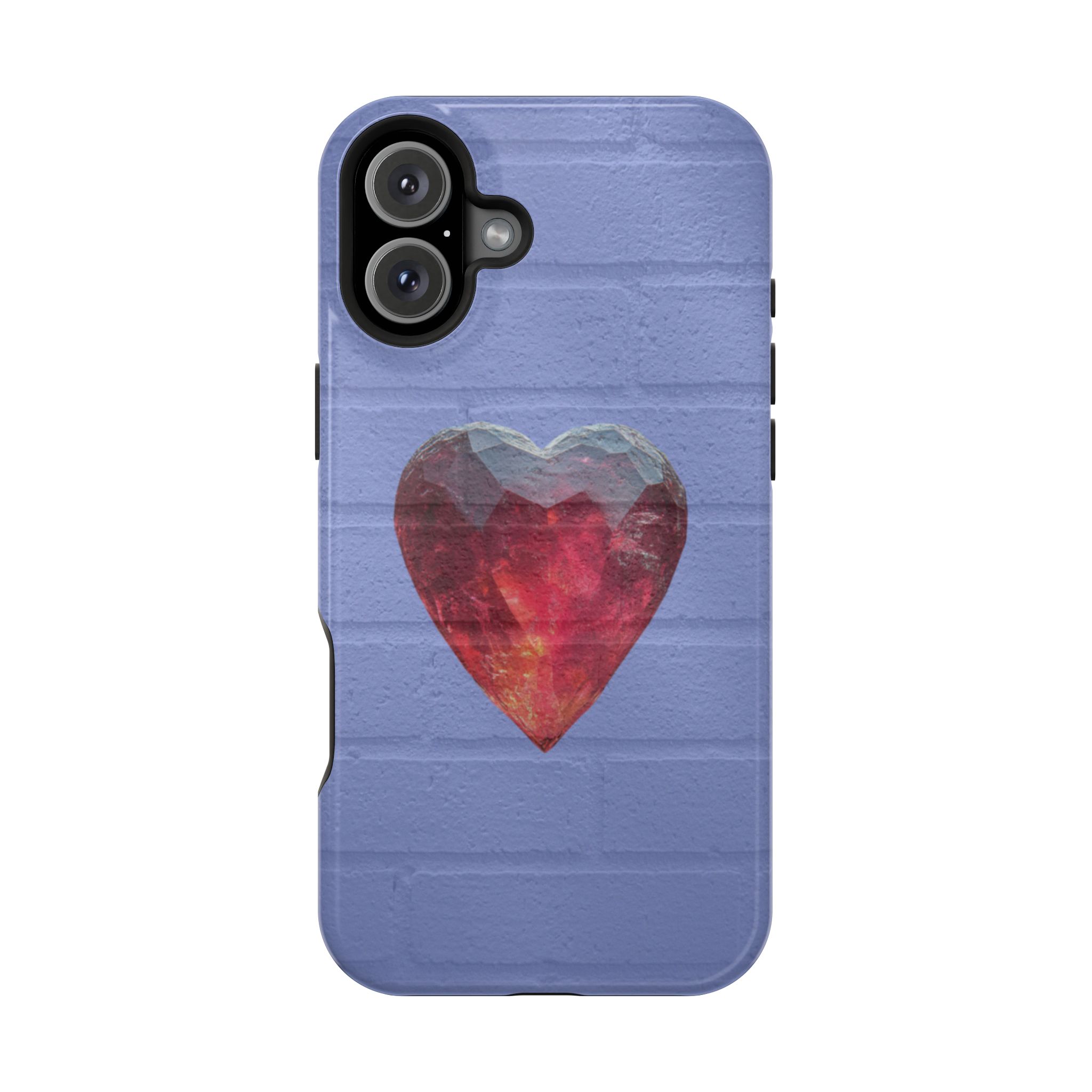Heartbreaker – Ruby Crystal Heart Glow iPhone Case - Image 28