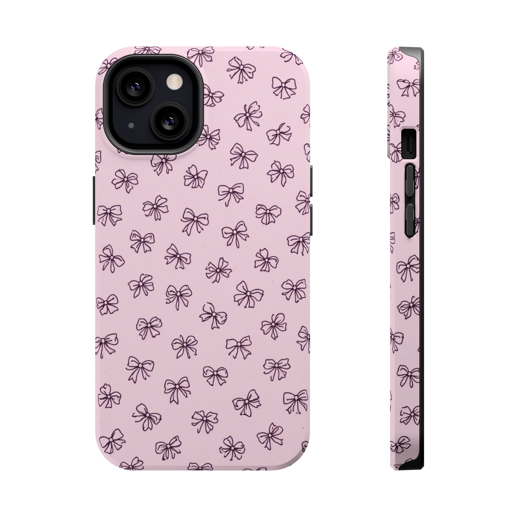 Blush Bows – Pink Bow iPhone Case - Image 11