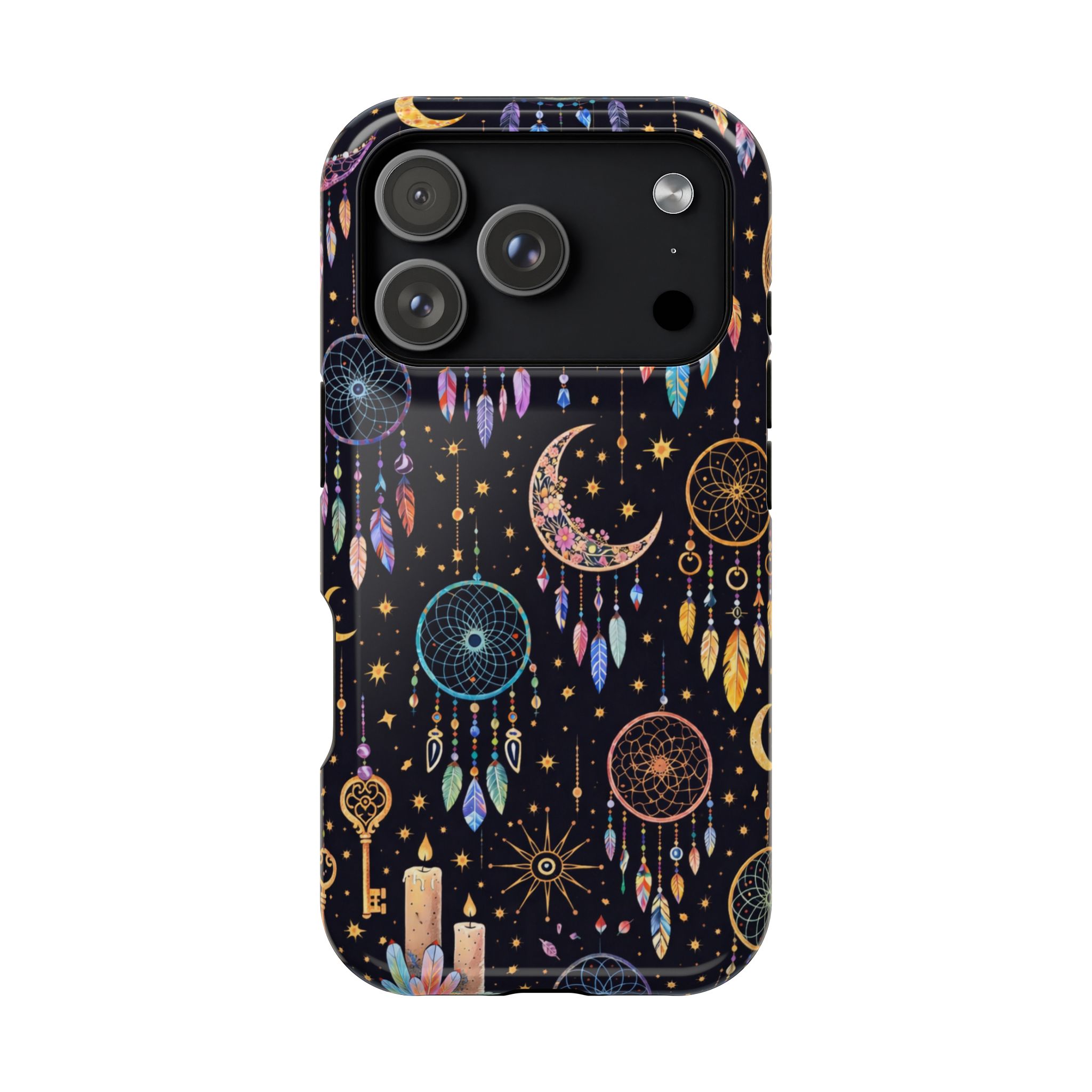 Celestial Dreams – Lunar Dream Catcher Magic iPhone Case - Image 37