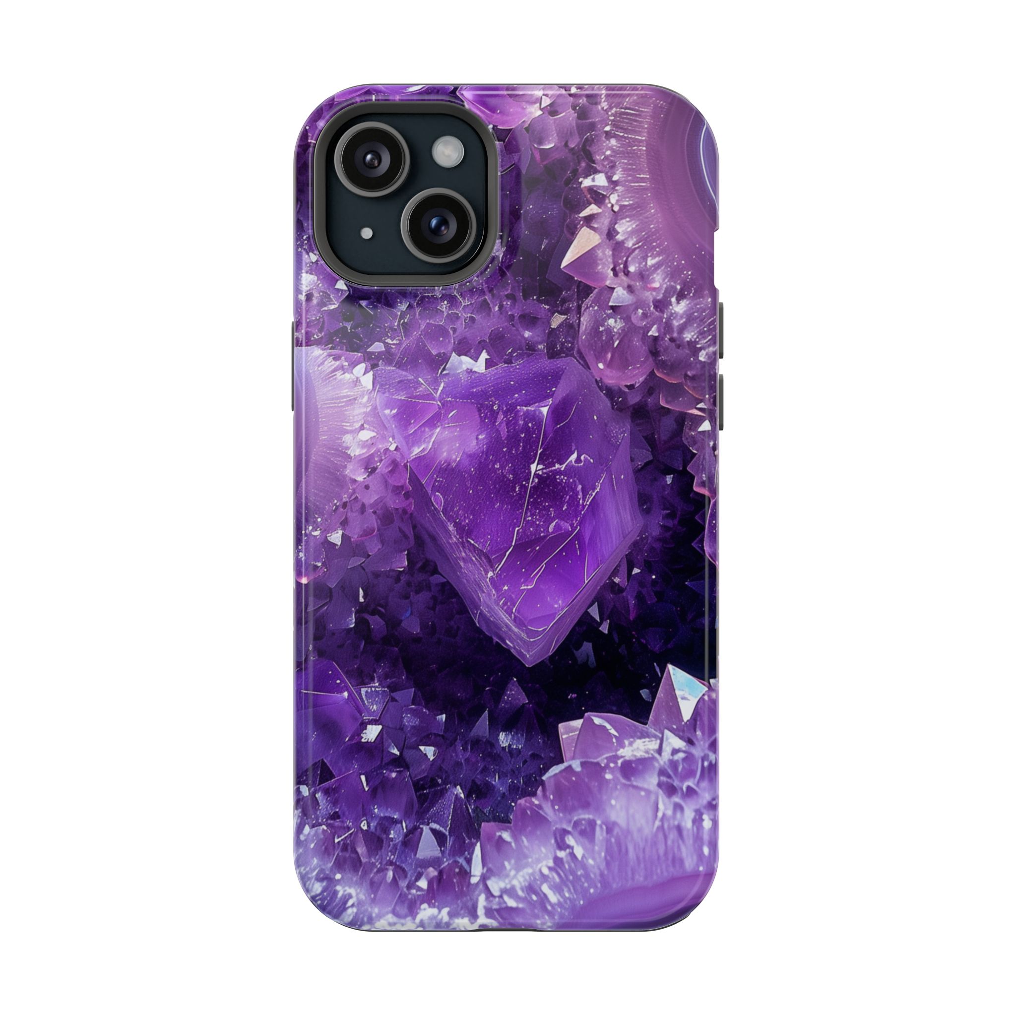 Violet Vice – Amethyst Geode Crystal iPhone Case - Image 22