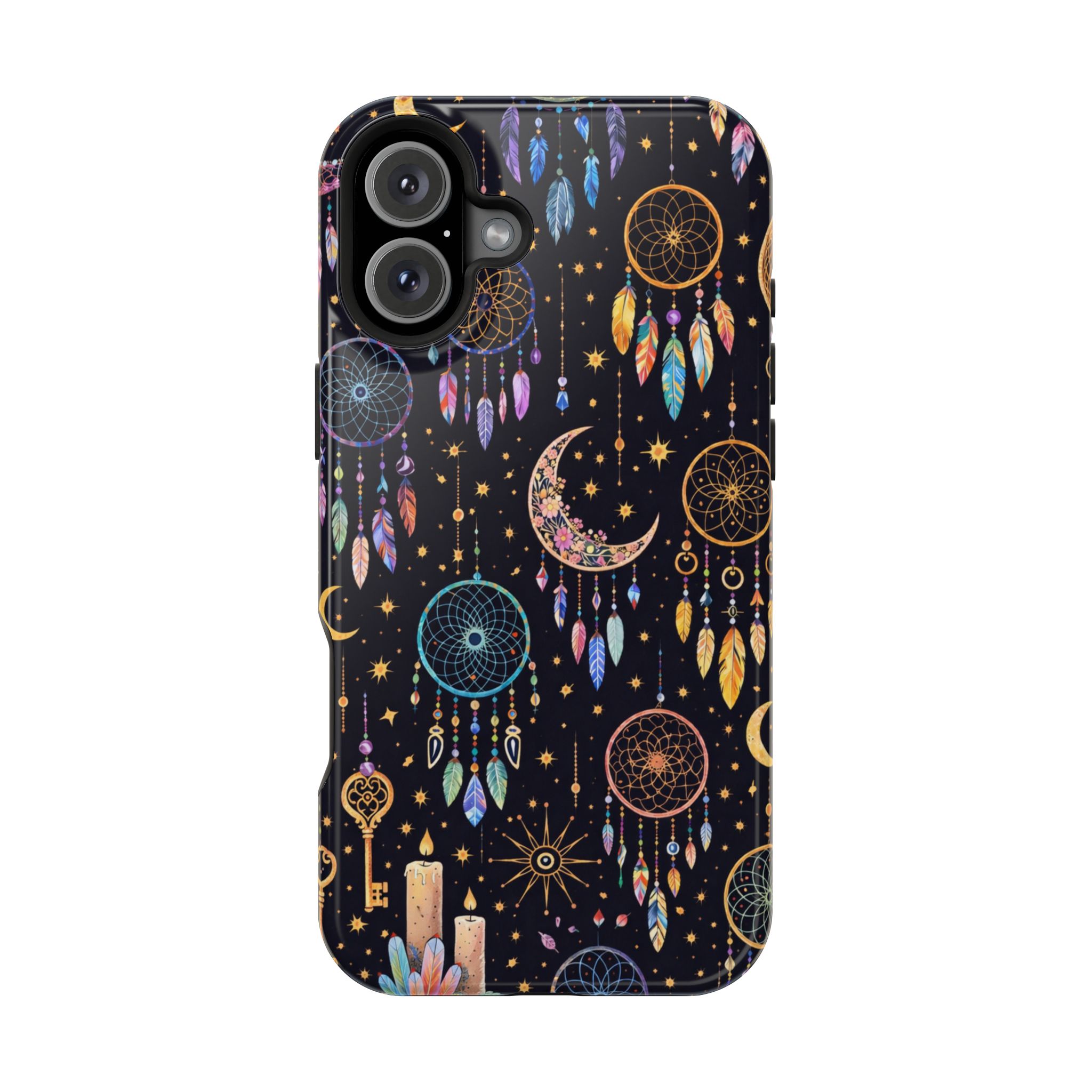 Celestial Dreams – Lunar Dream Catcher Magic iPhone Case - Image 28