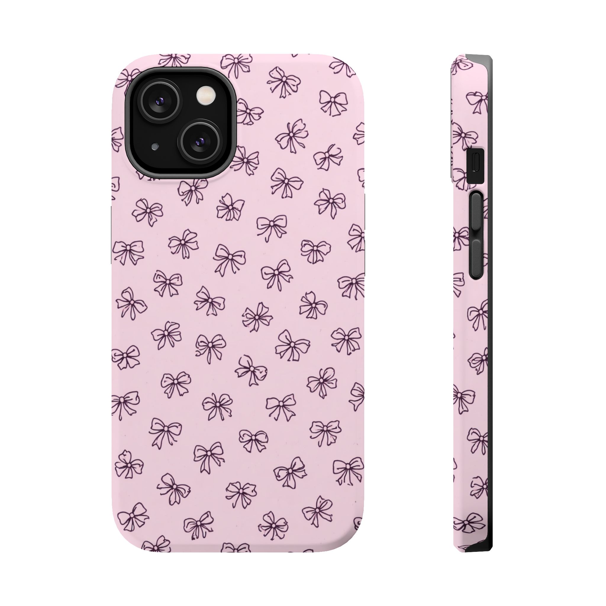 Blush Bows – Pink Bow iPhone Case - Image 3