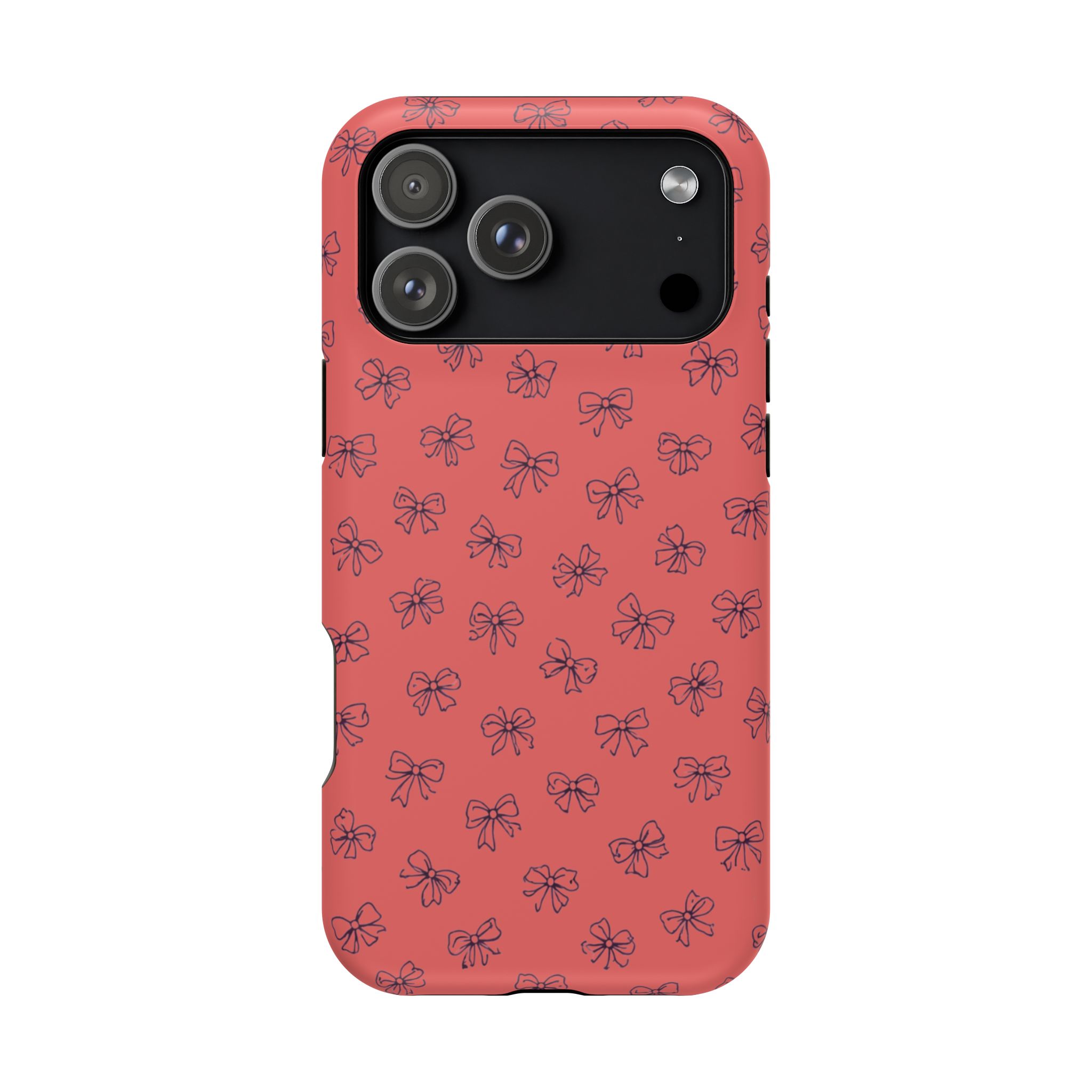 Coral Bows – Coral Bow iPhone Case - Image 40