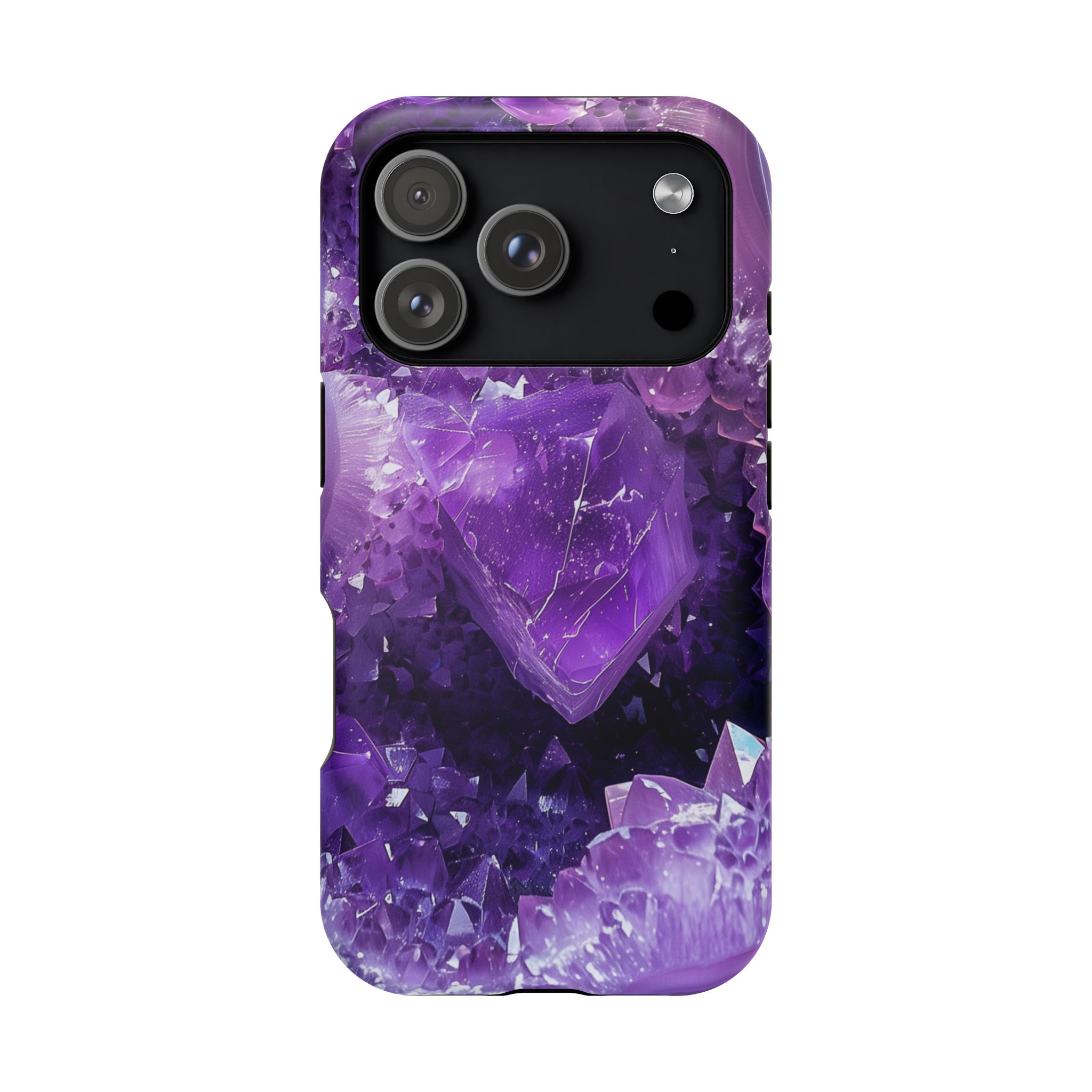 Violet Vice – Amethyst Geode Crystal iPhone Case - Image 38