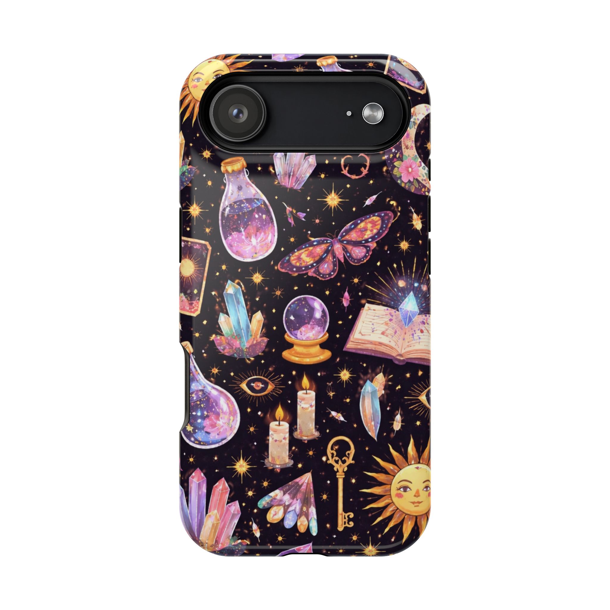 Cosmic Alchemy – Mystical Celestial Magic iPhone Case - Image 35