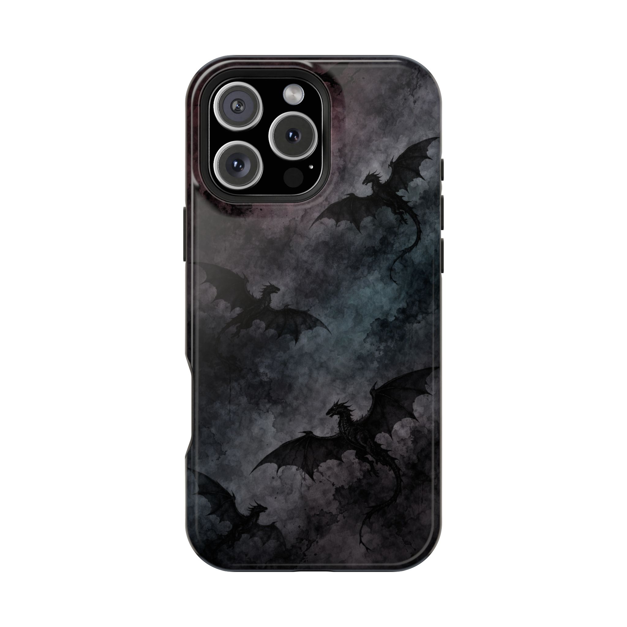 Shadow Flight – Dark Dragon Gothic iPhone Case - Image 32