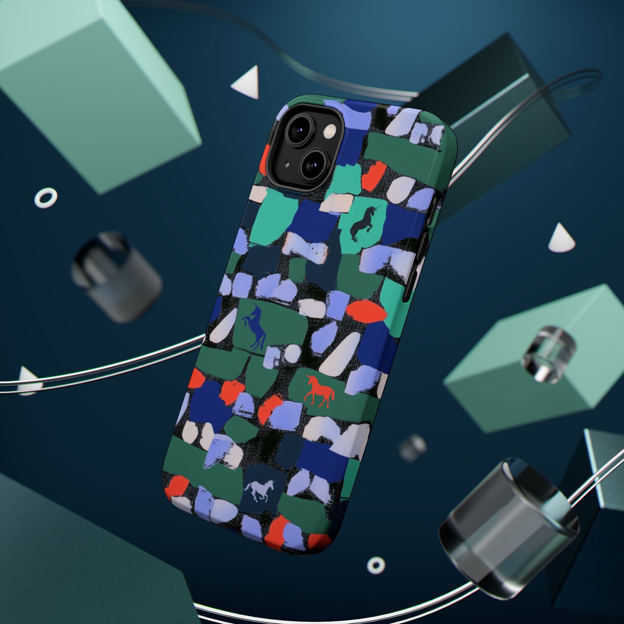Myth Mosaic – Unicorn Fantasy iPhone Case - Image 20