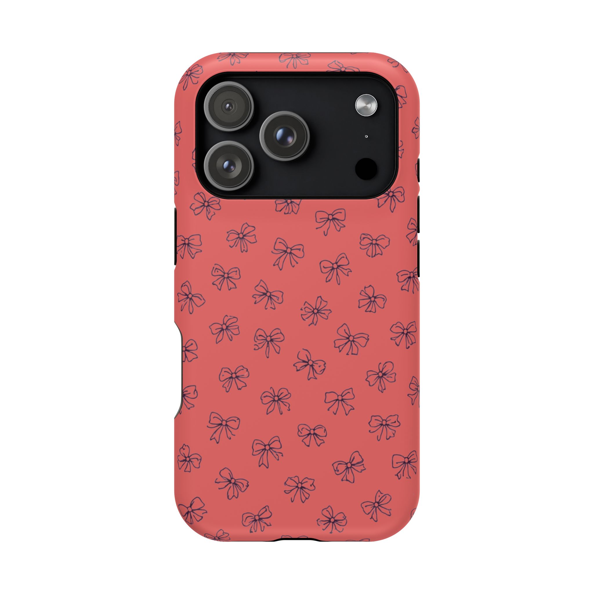 Coral Bows – Coral Bow iPhone Case - Image 38