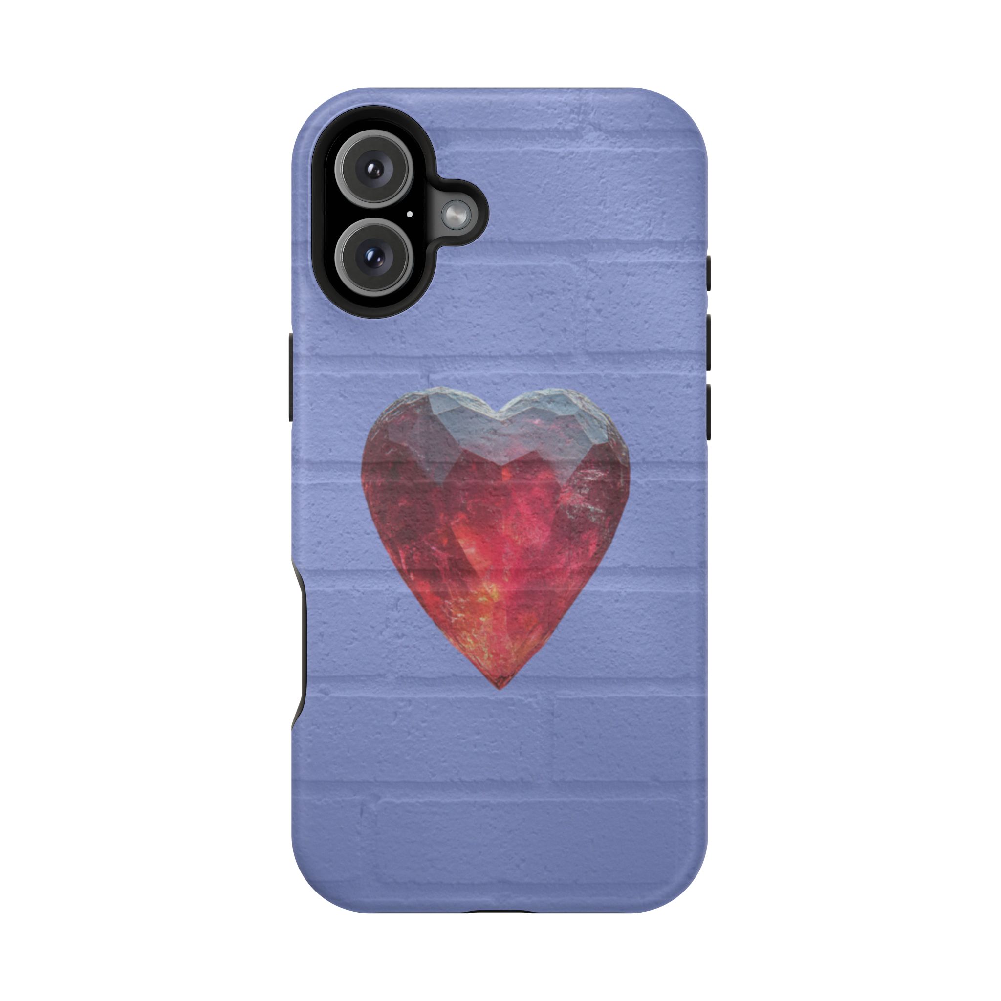 Heartbreaker – Ruby Crystal Heart Glow iPhone Case - Image 29