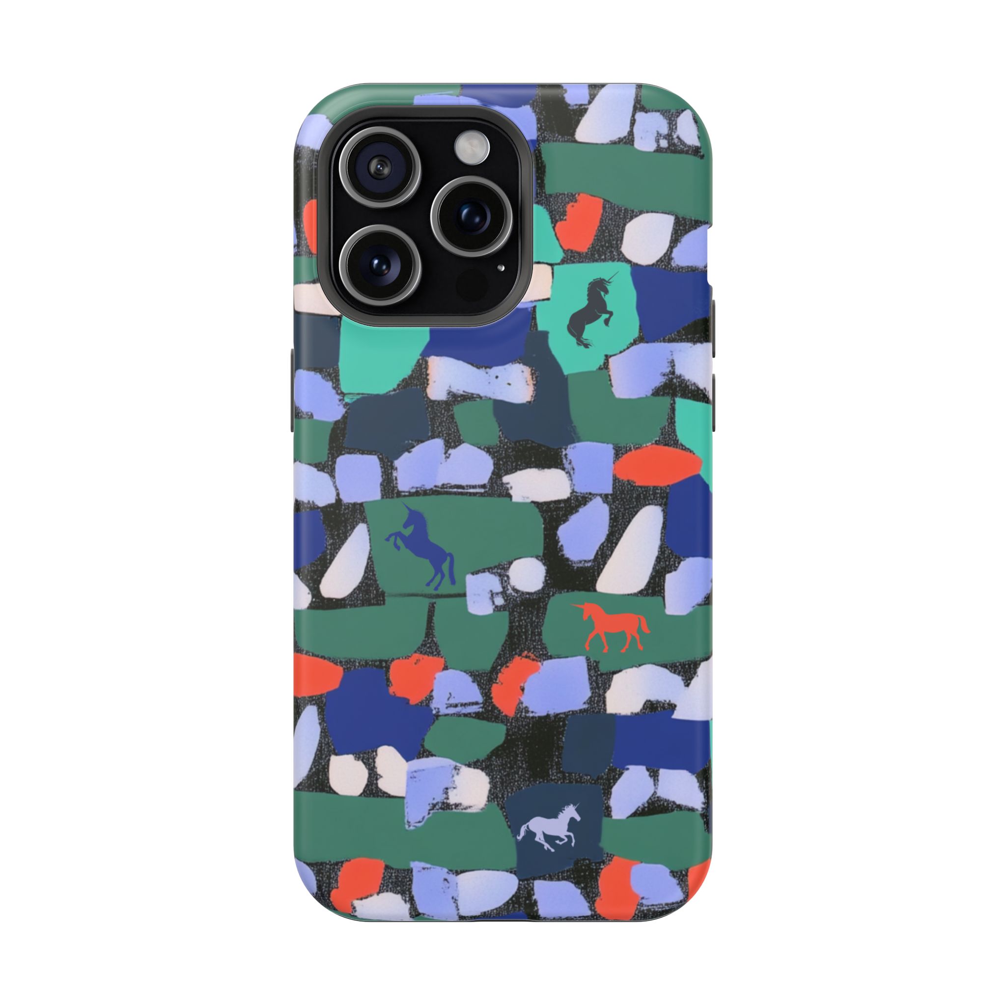 Myth Mosaic – Unicorn Fantasy iPhone Case - Image 94