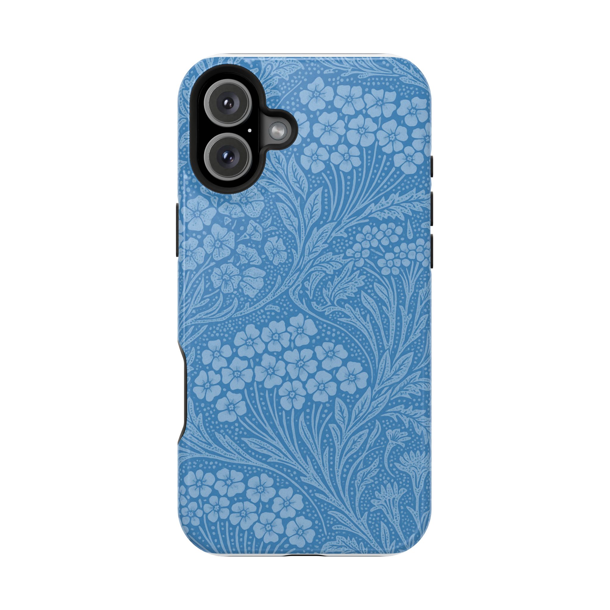 Blue Meadow – Soft Sky Floral Pattern iPhone Case - Image 29