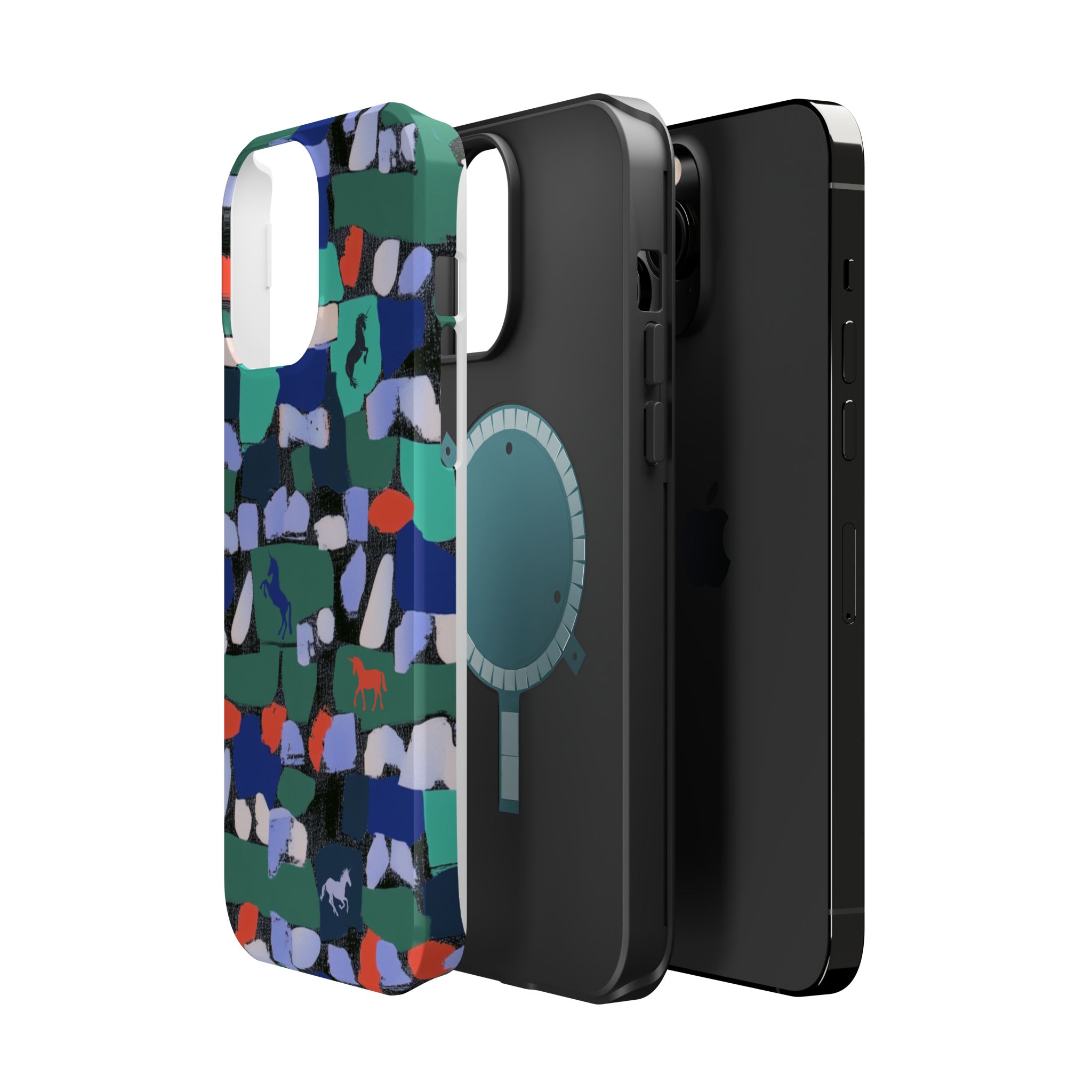 Myth Mosaic – Unicorn Fantasy iPhone Case - Image 59