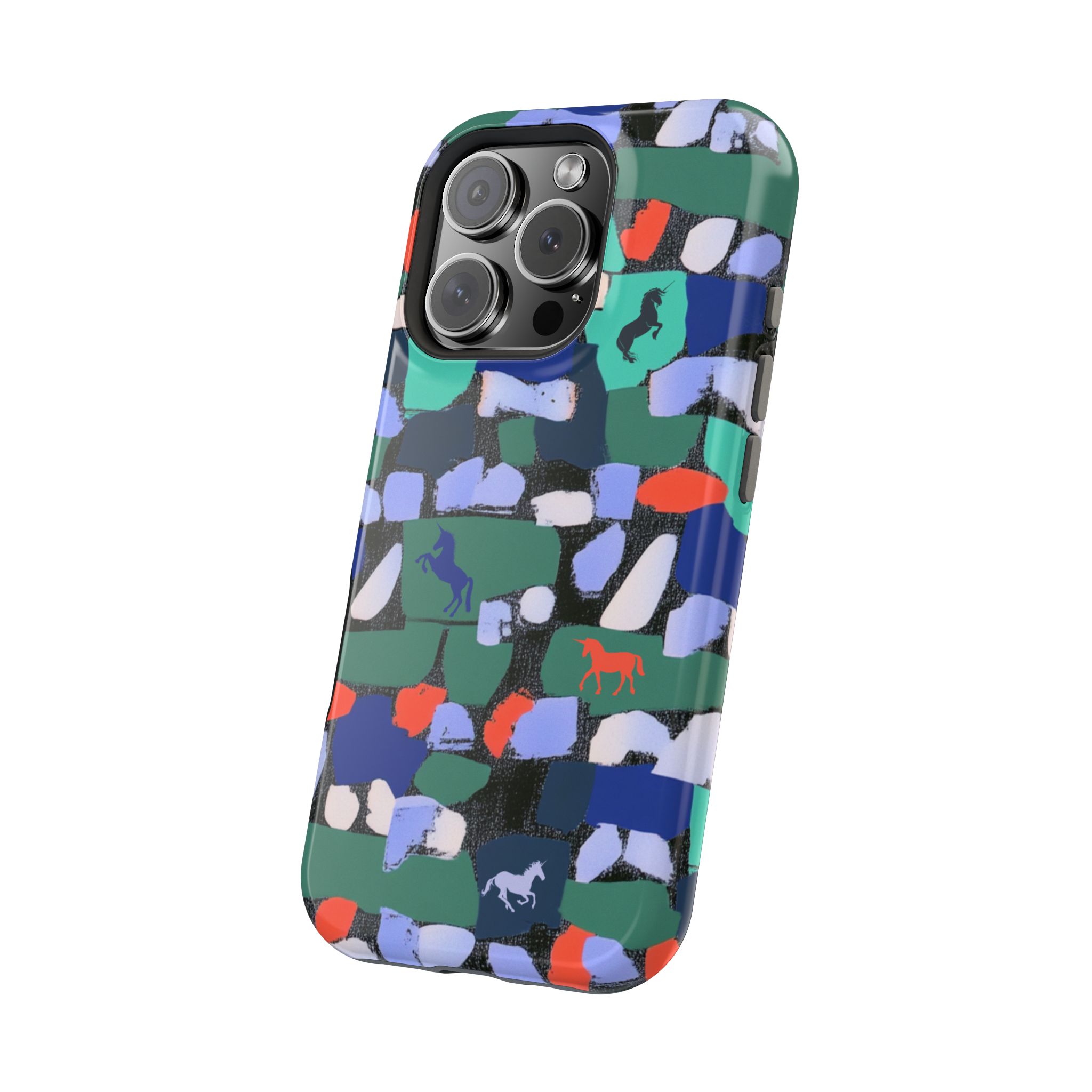 Myth Mosaic – Unicorn Fantasy iPhone Case - Image 115