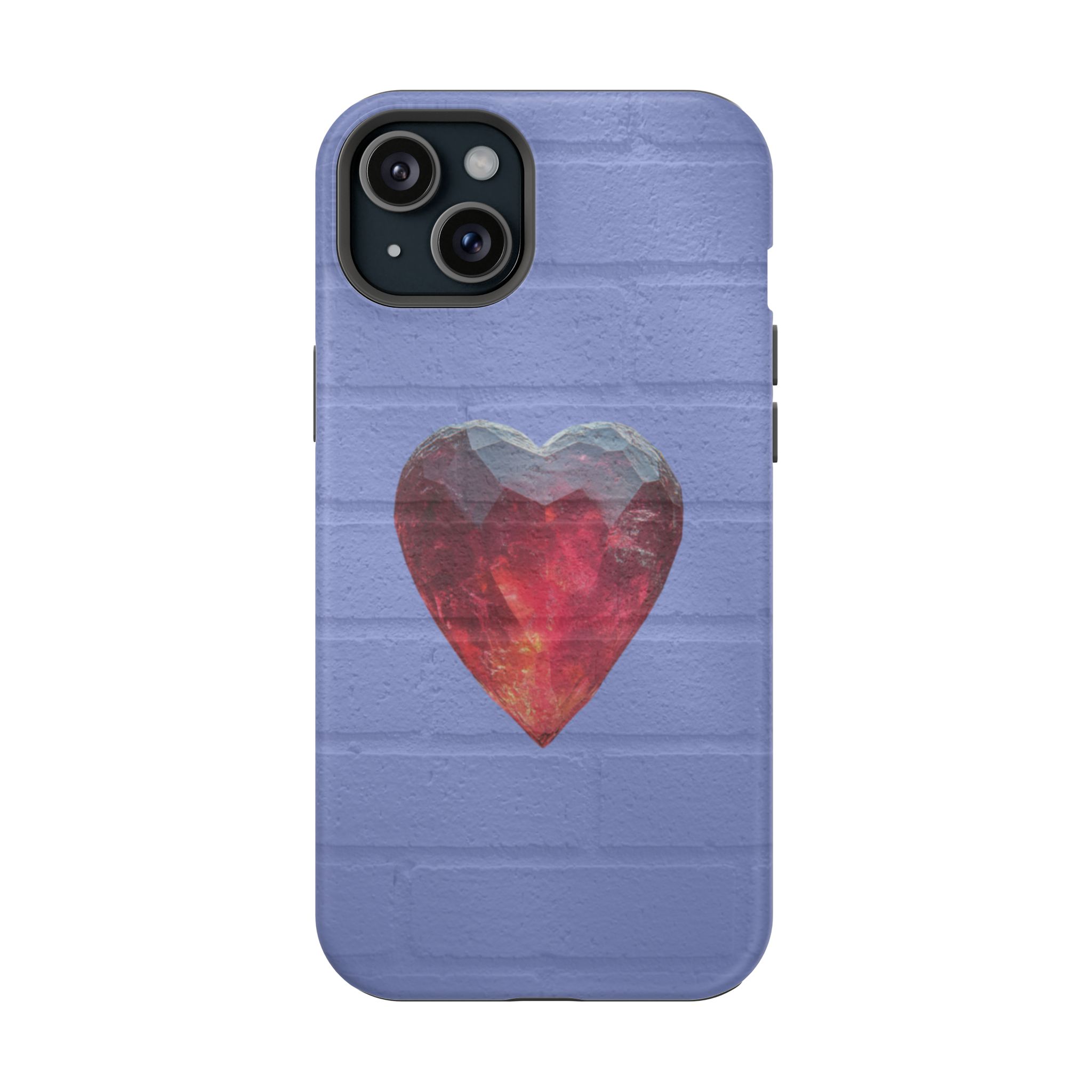 Heartbreaker – Ruby Crystal Heart Glow iPhone Case - Image 23