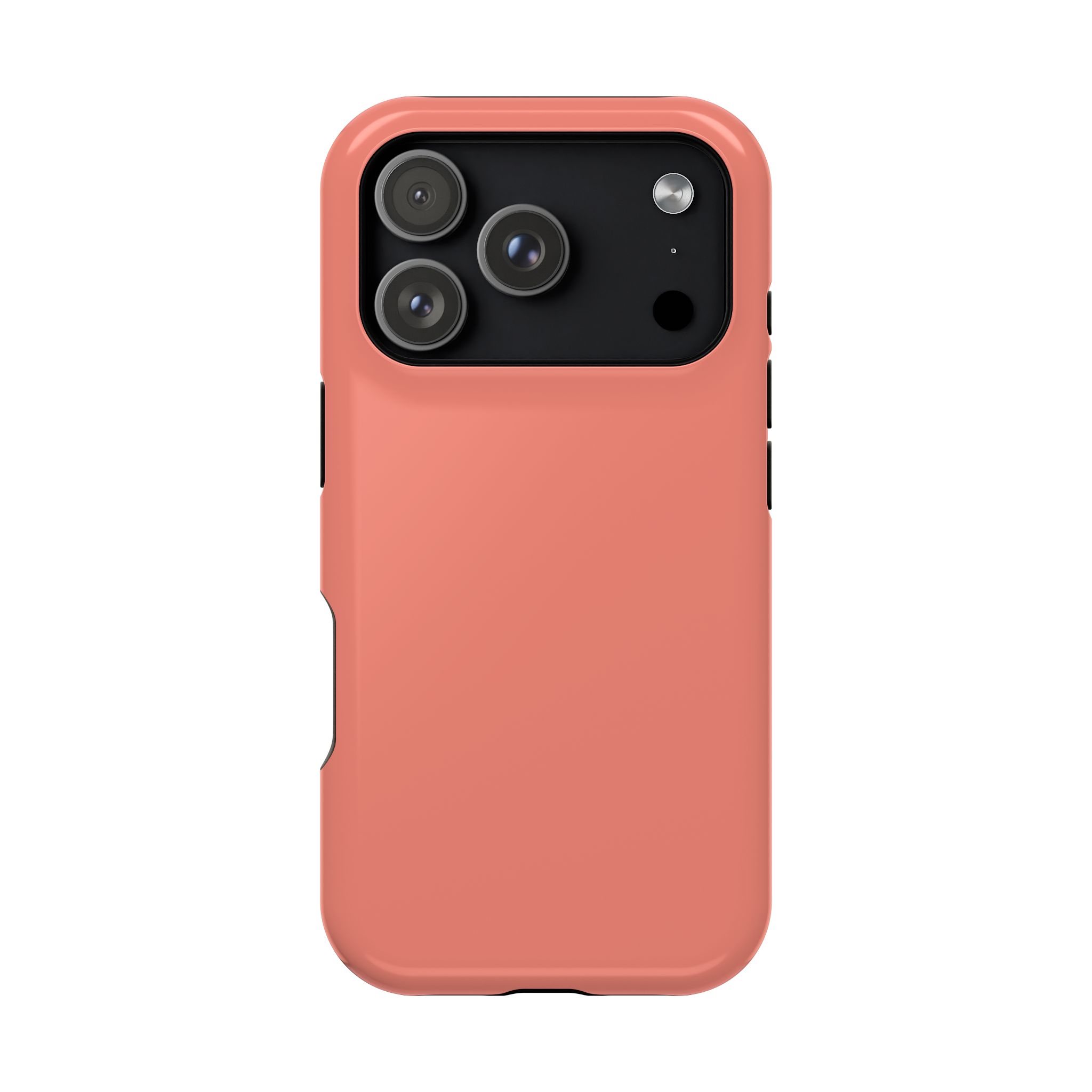 Peachy Coral – Warm Coral iPhone Case - Image 37