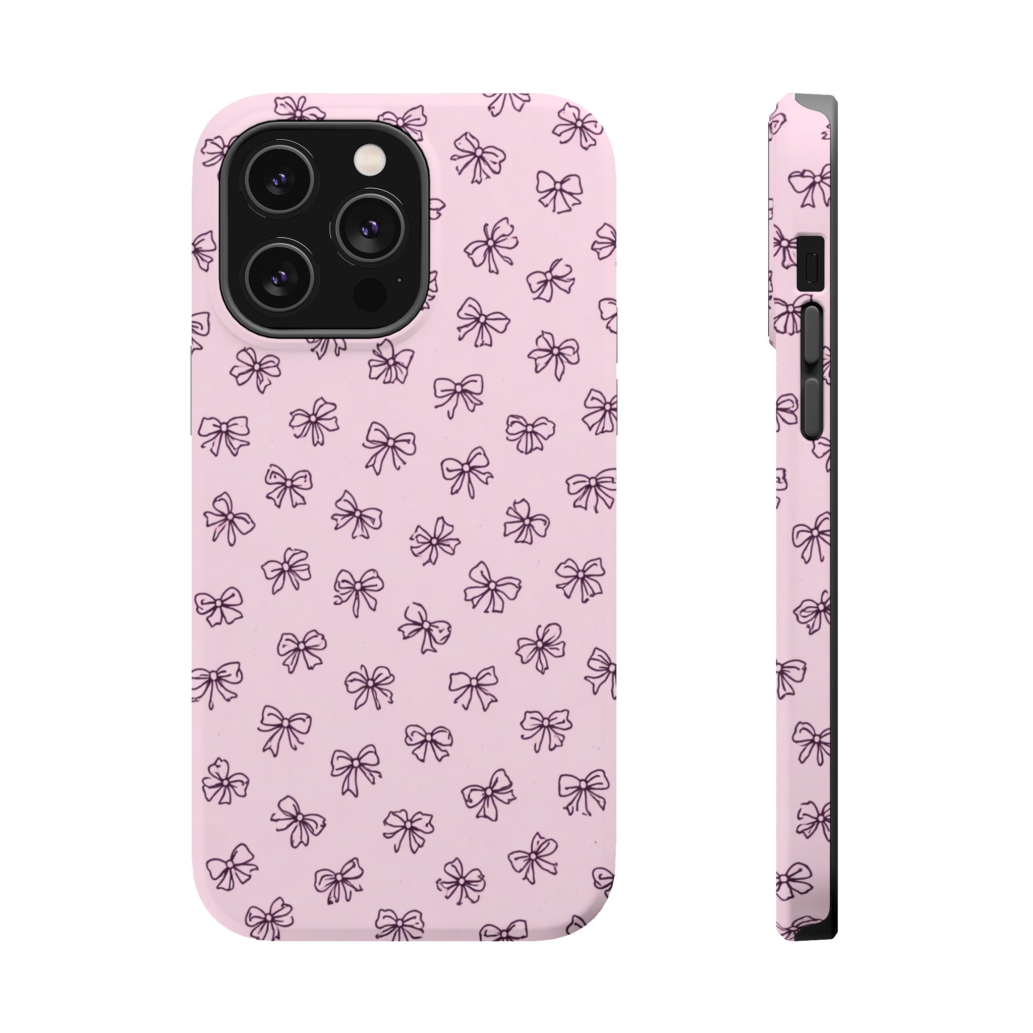 Blush Bows – Pink Bow iPhone Case - Image 9