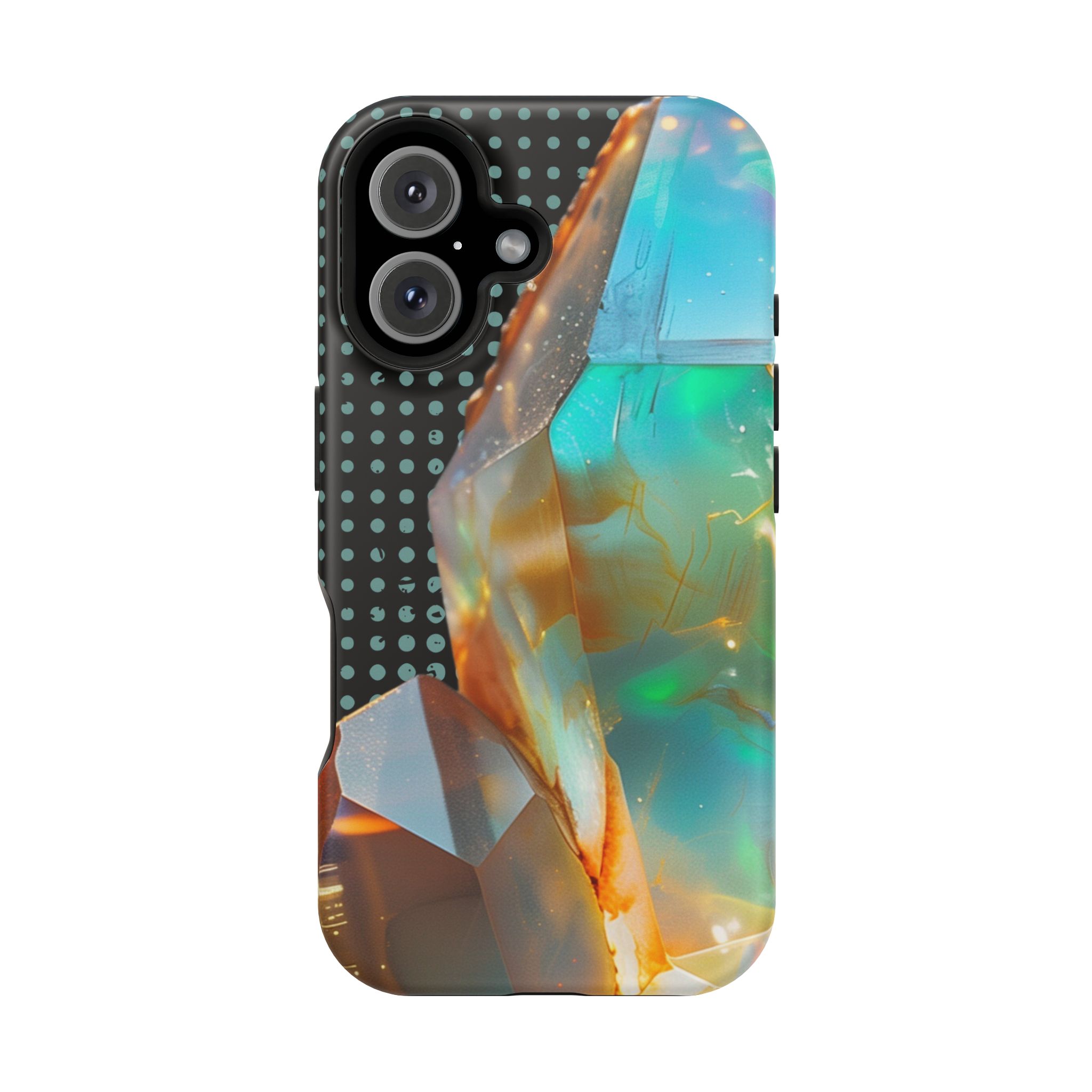 Prism Aura – Opal Iridescent Crystal Glow iPhone Case - Image 27