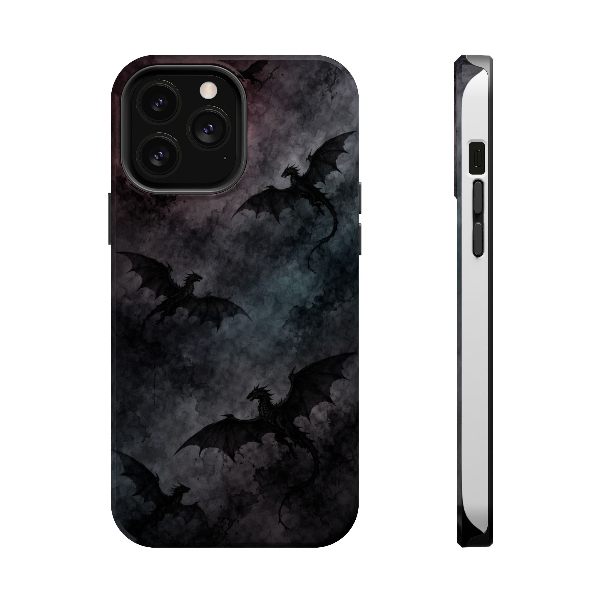 Shadow Flight – Dark Dragon Gothic iPhone Case - Image 16