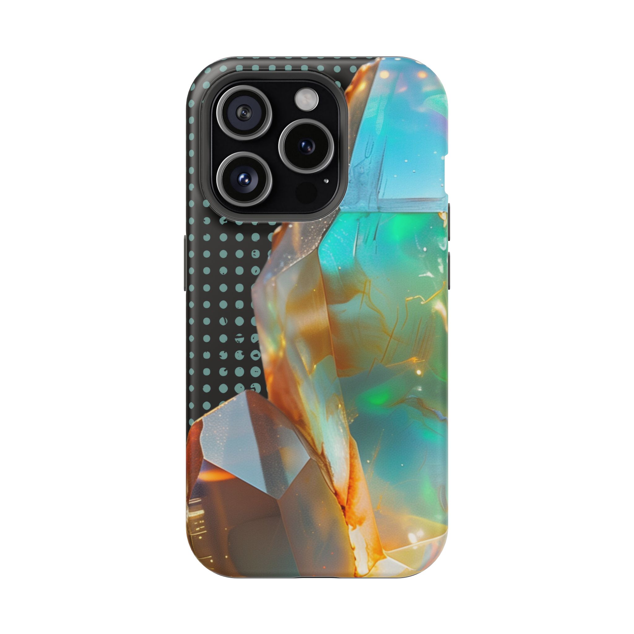 Prism Aura – Opal Iridescent Crystal Glow iPhone Case - Image 21