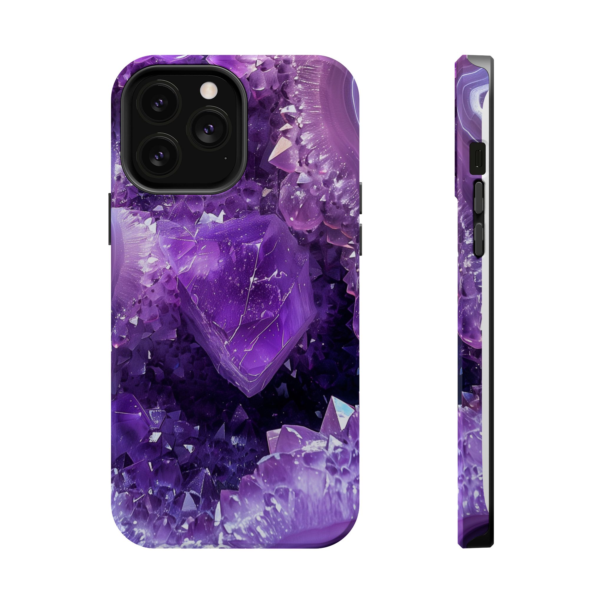 Violet Vice – Amethyst Geode Crystal iPhone Case - Image 16