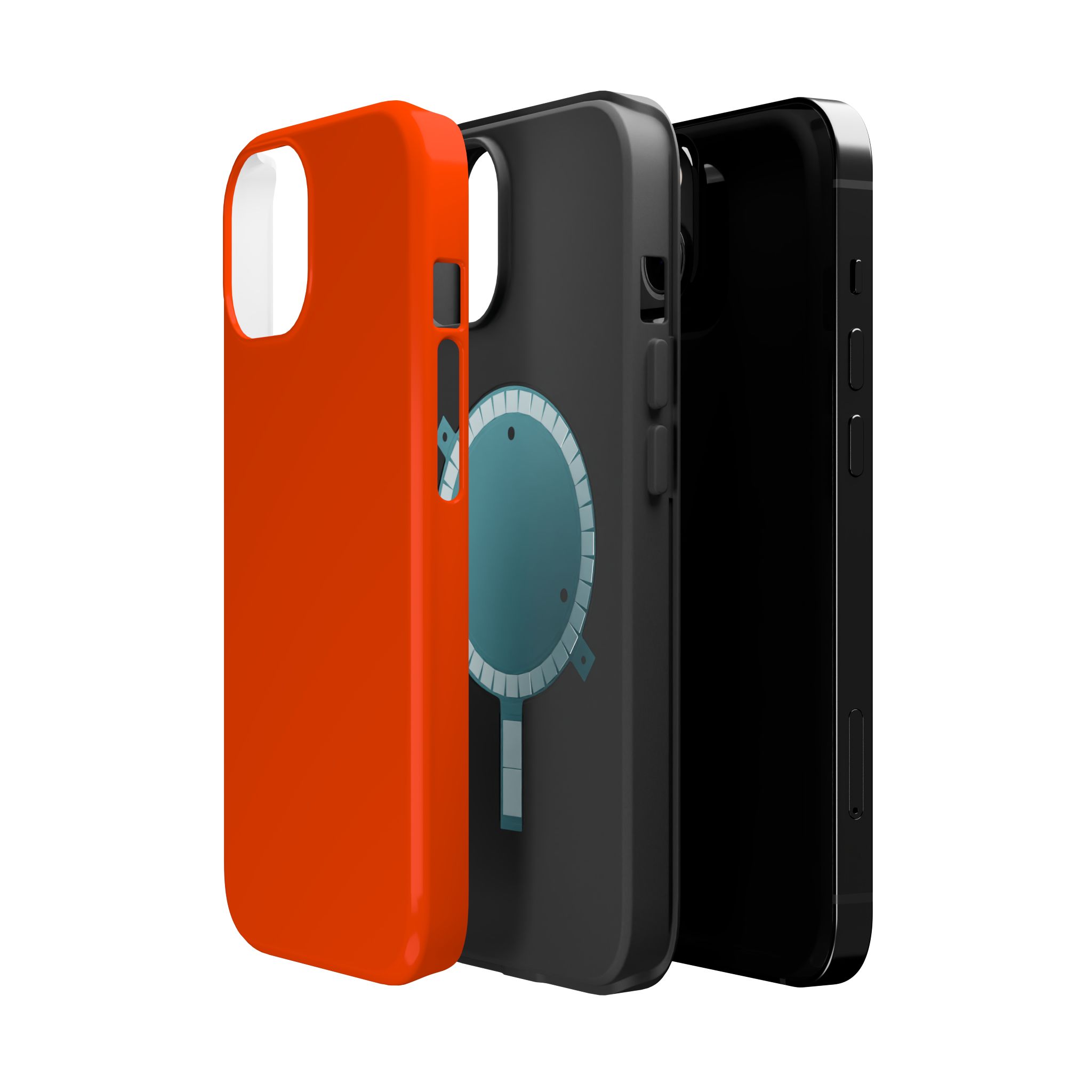 Sunset Orange iPhone Case – Bold Orange - Image 3