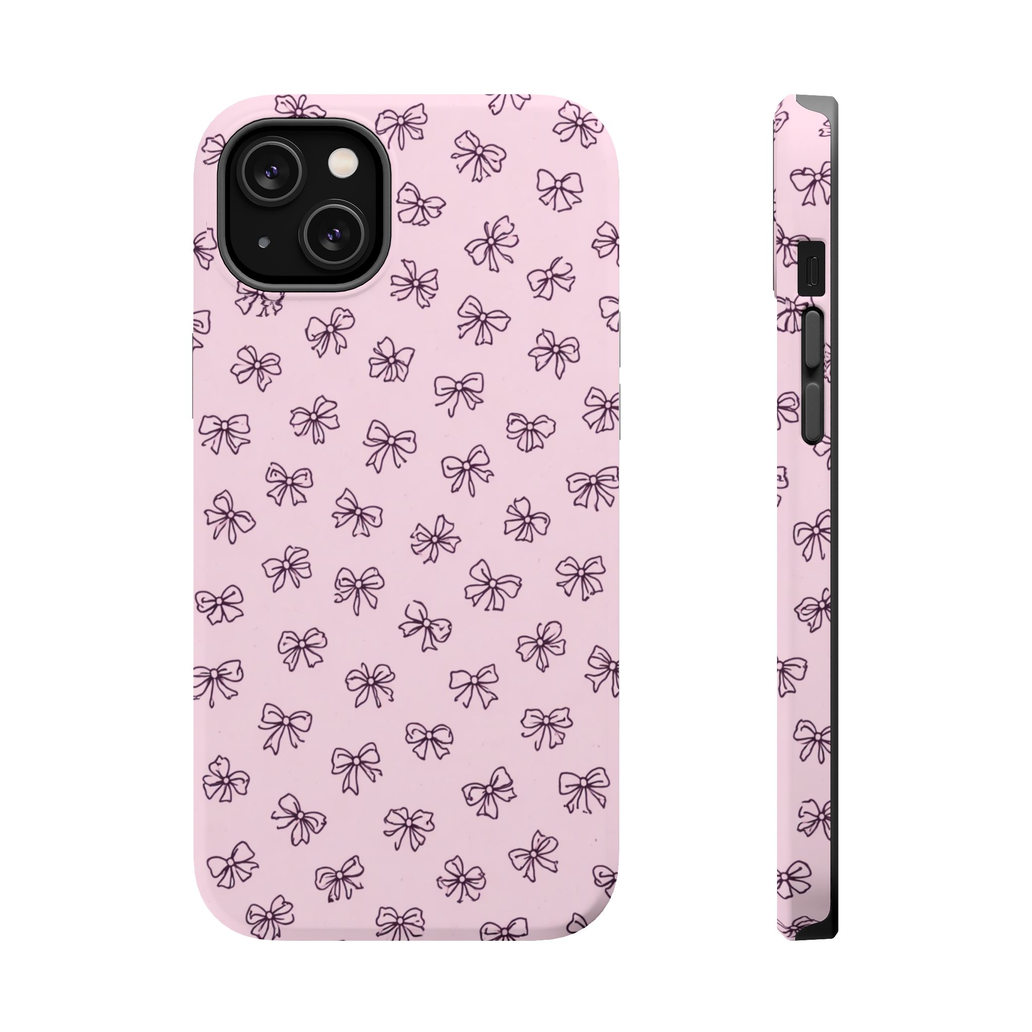 Blush Bows – Pink Bow iPhone Case - Image 7
