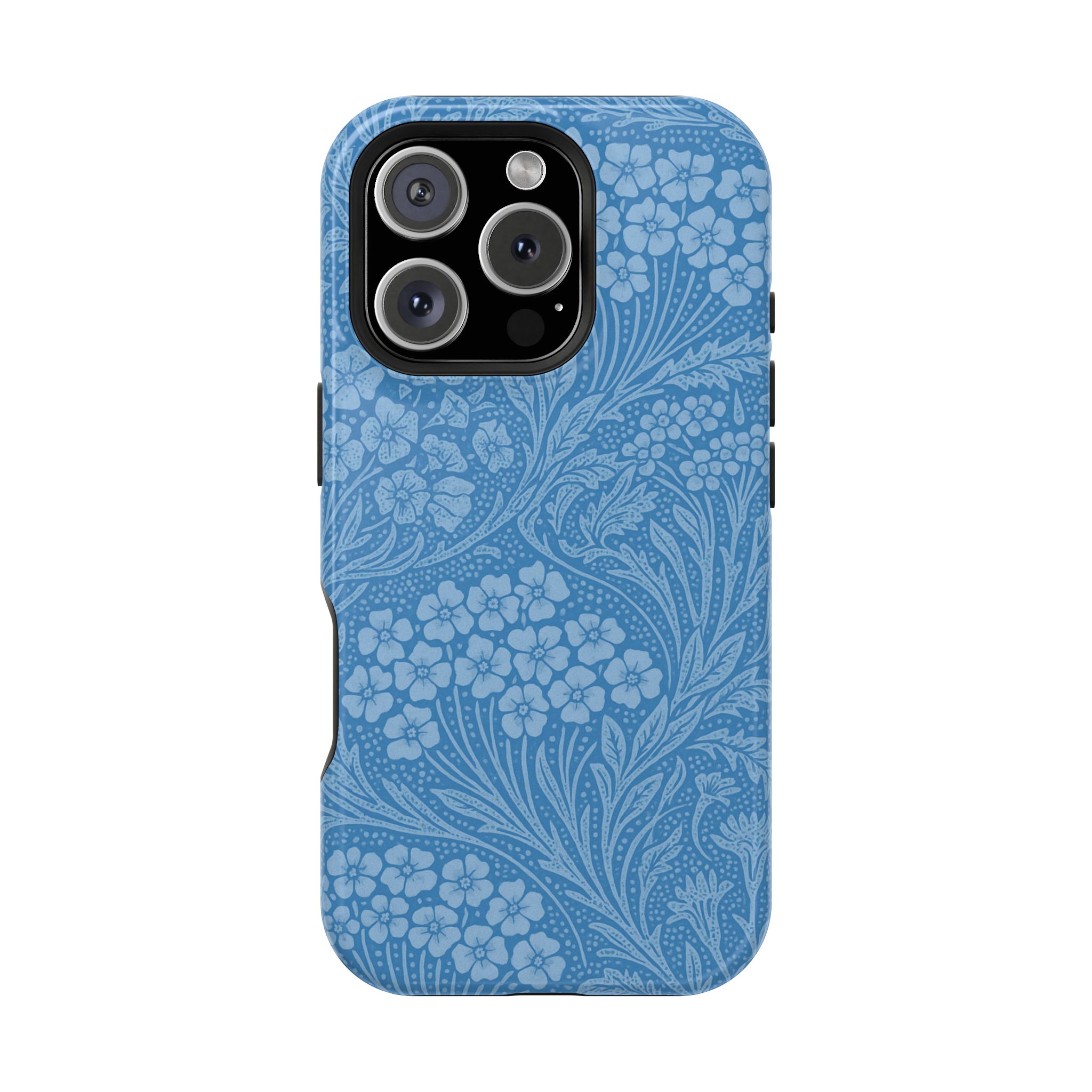Blue Meadow – Soft Sky Floral Pattern iPhone Case - Image 31