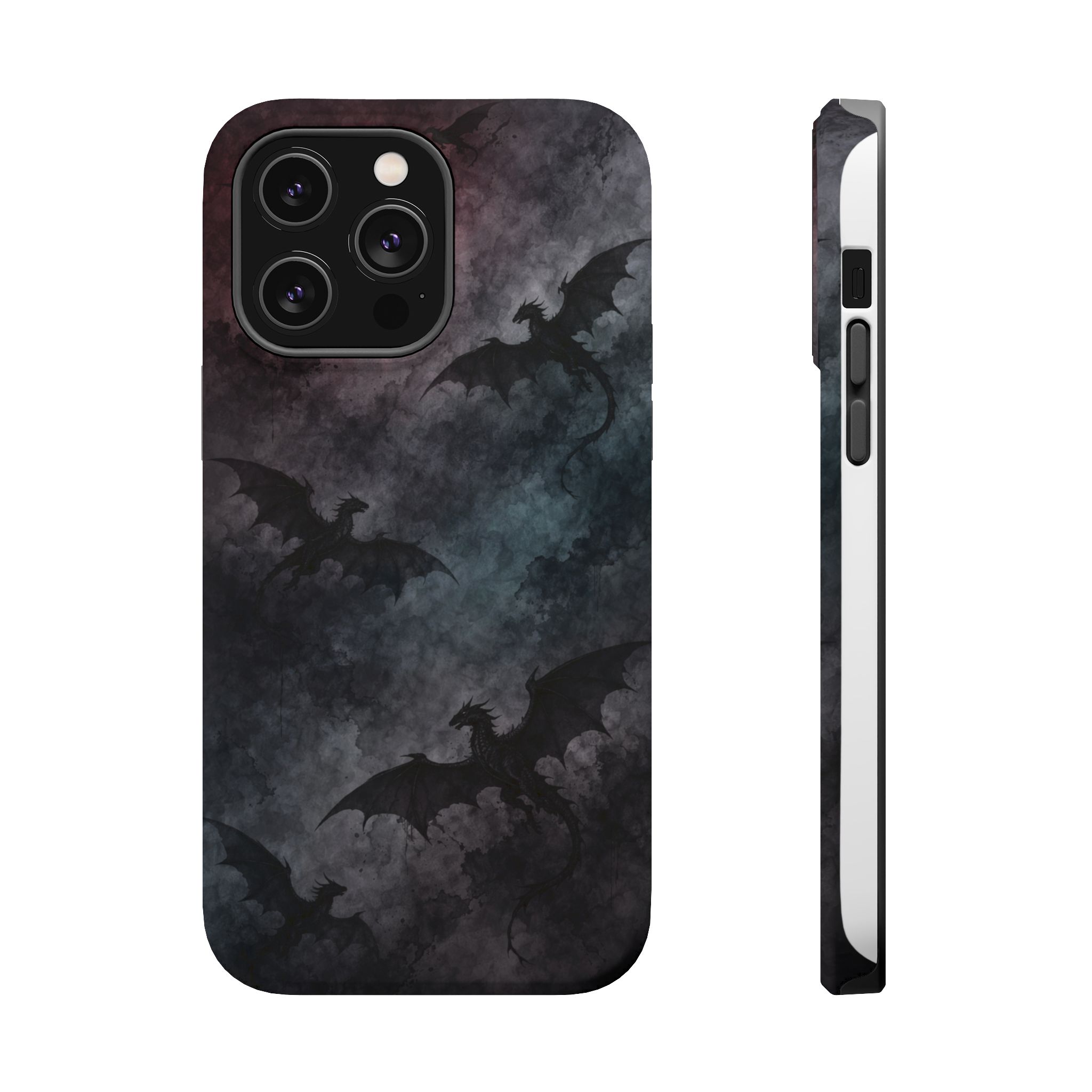 Shadow Flight – Dark Dragon Gothic iPhone Case - Image 9