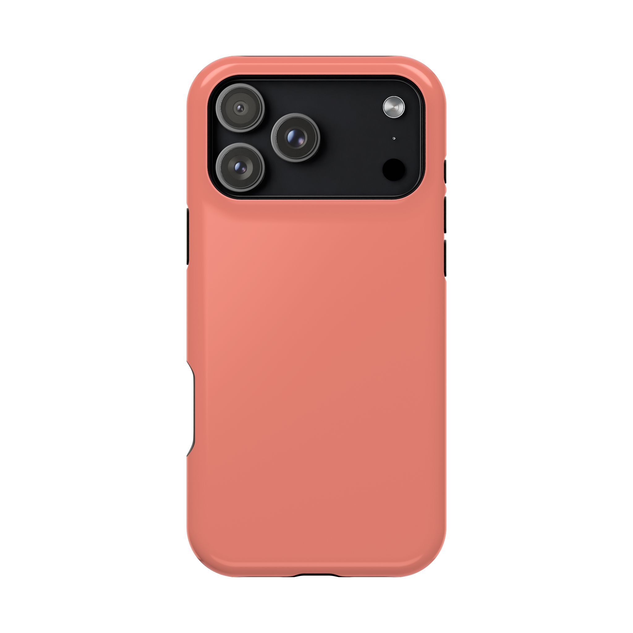 Peachy Coral – Warm Coral iPhone Case - Image 39