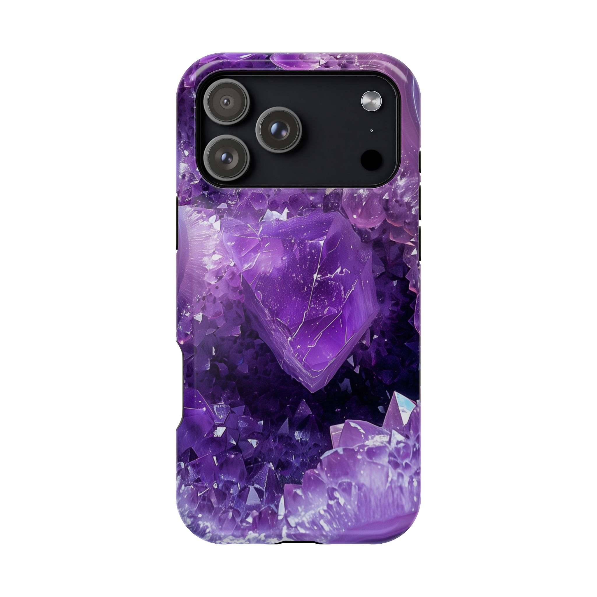 Violet Vice – Amethyst Geode Crystal iPhone Case - Image 39