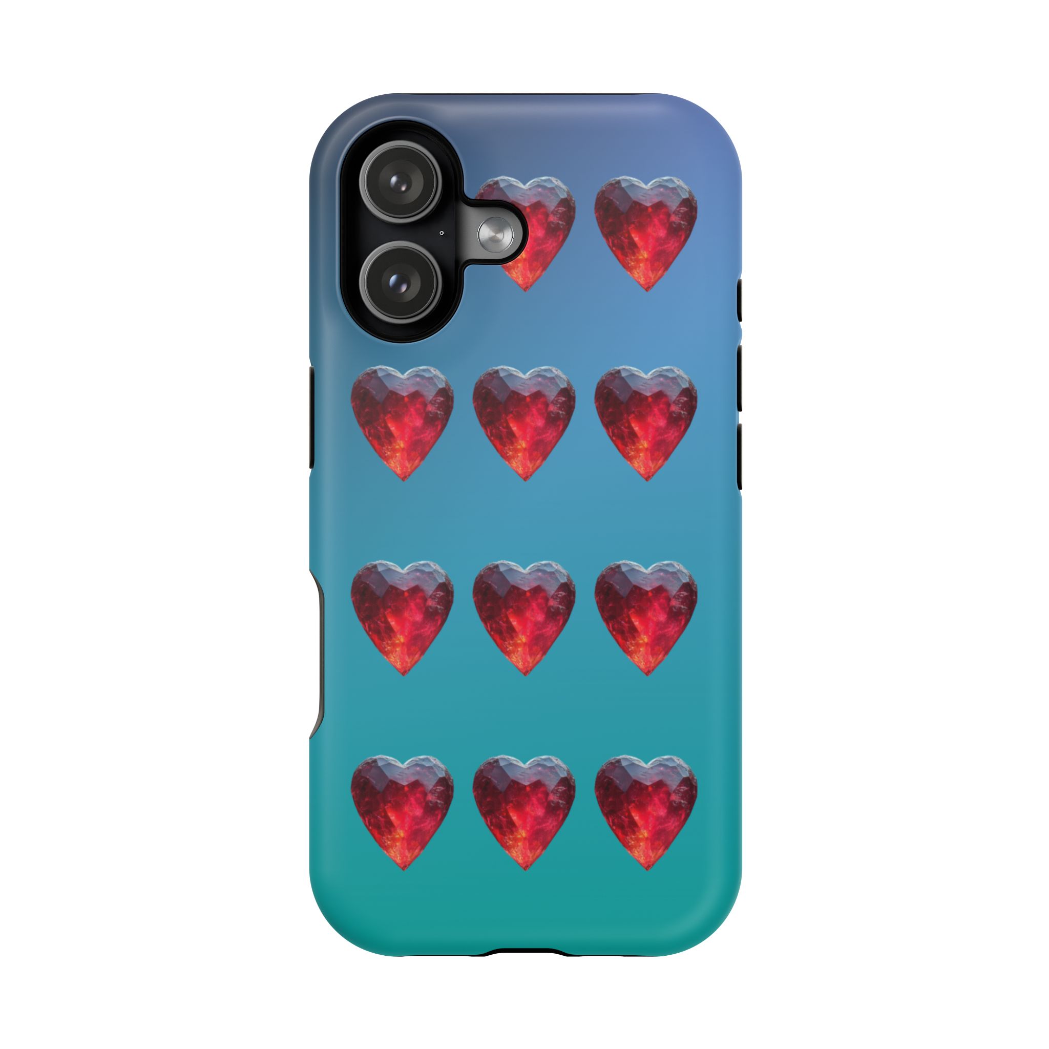 Scarlet Love – Ruby Heart Gems Love iPhone Case - Image 34