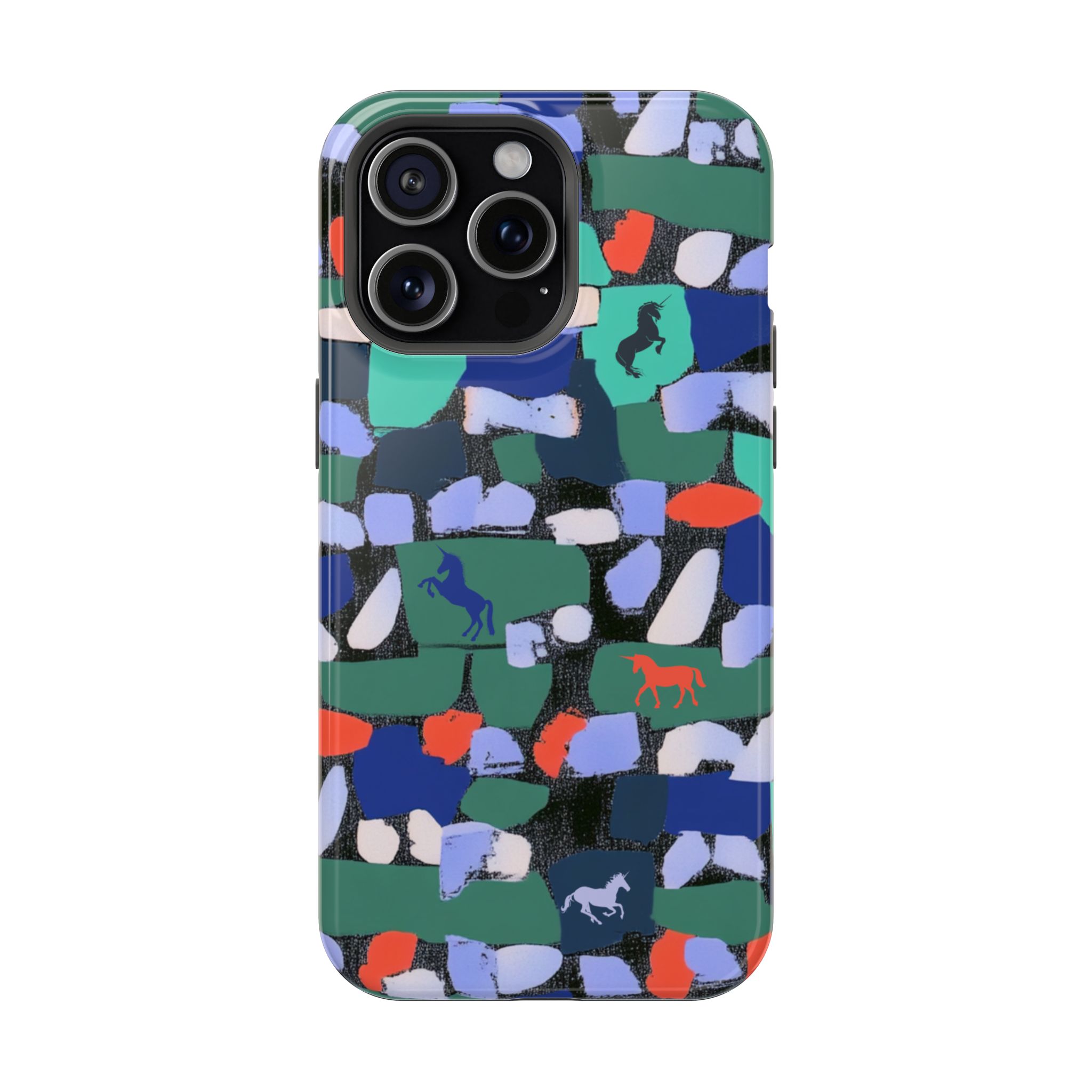 Myth Mosaic – Unicorn Fantasy iPhone Case - Image 90