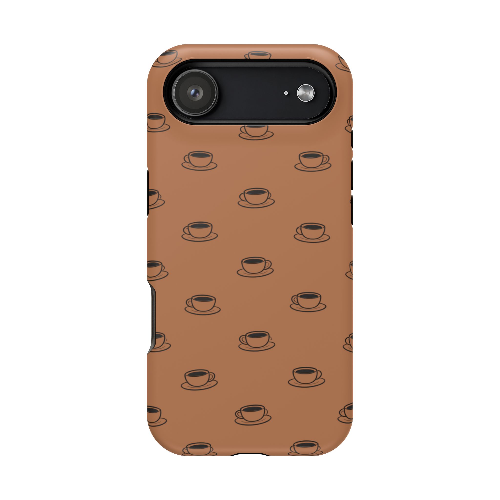 Espresso Cups – Minimal Coffee Pattern iPhone Case - Image 36