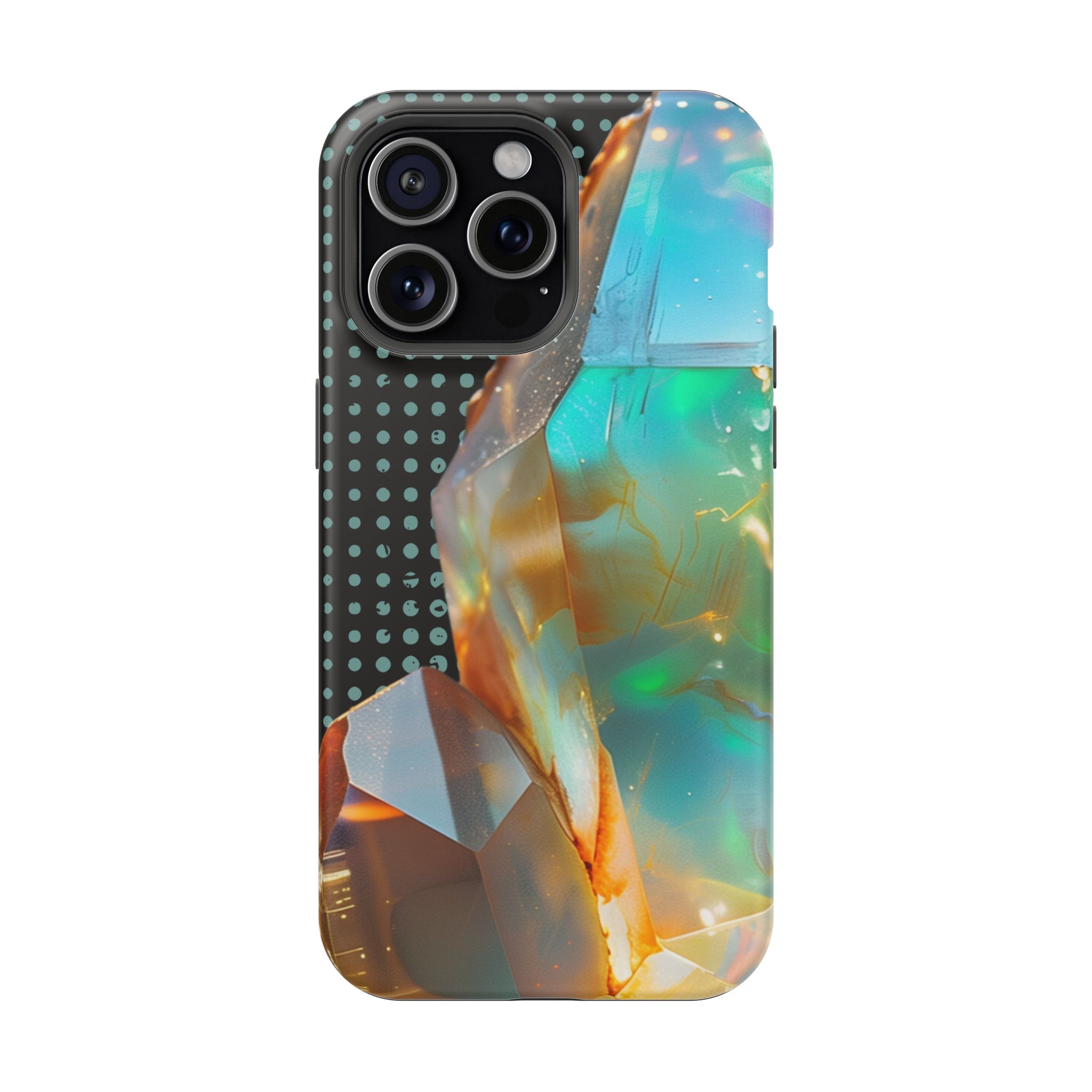 Prism Aura – Opal Iridescent Crystal Glow iPhone Case - Image 25