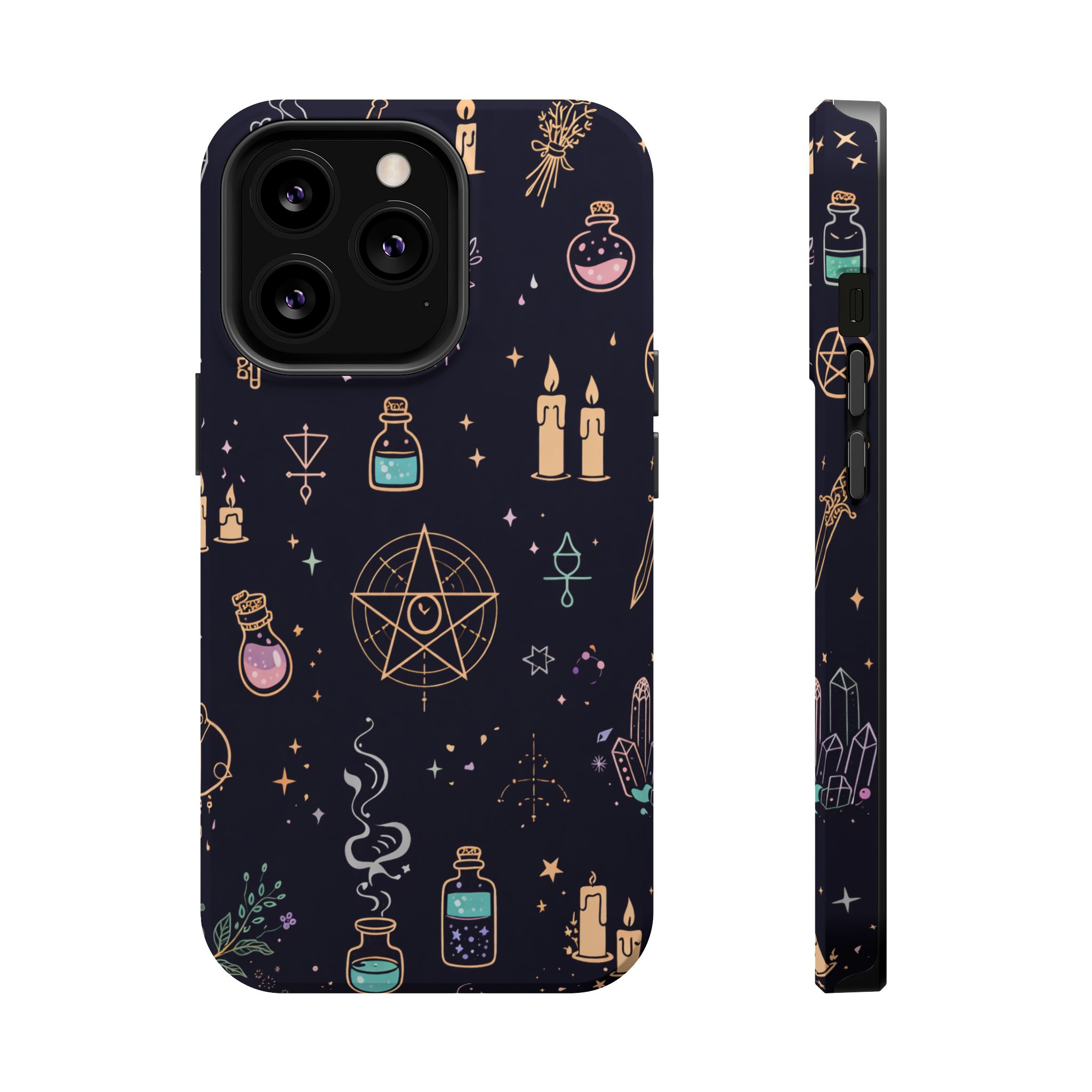 Coven Symbols – Witchcraft Icons Magic iPhone Case - Image 15
