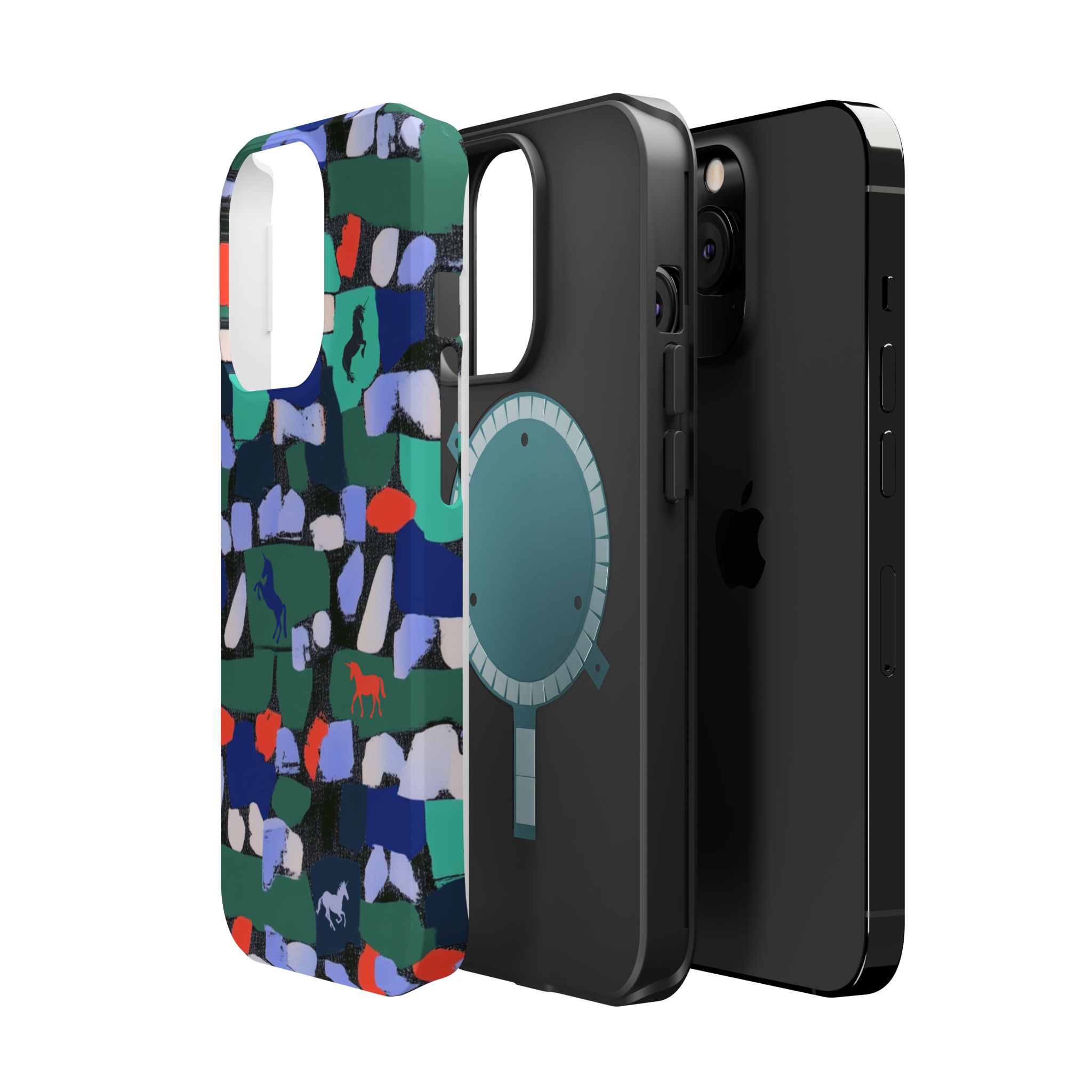 Myth Mosaic – Unicorn Fantasy iPhone Case - Image 55