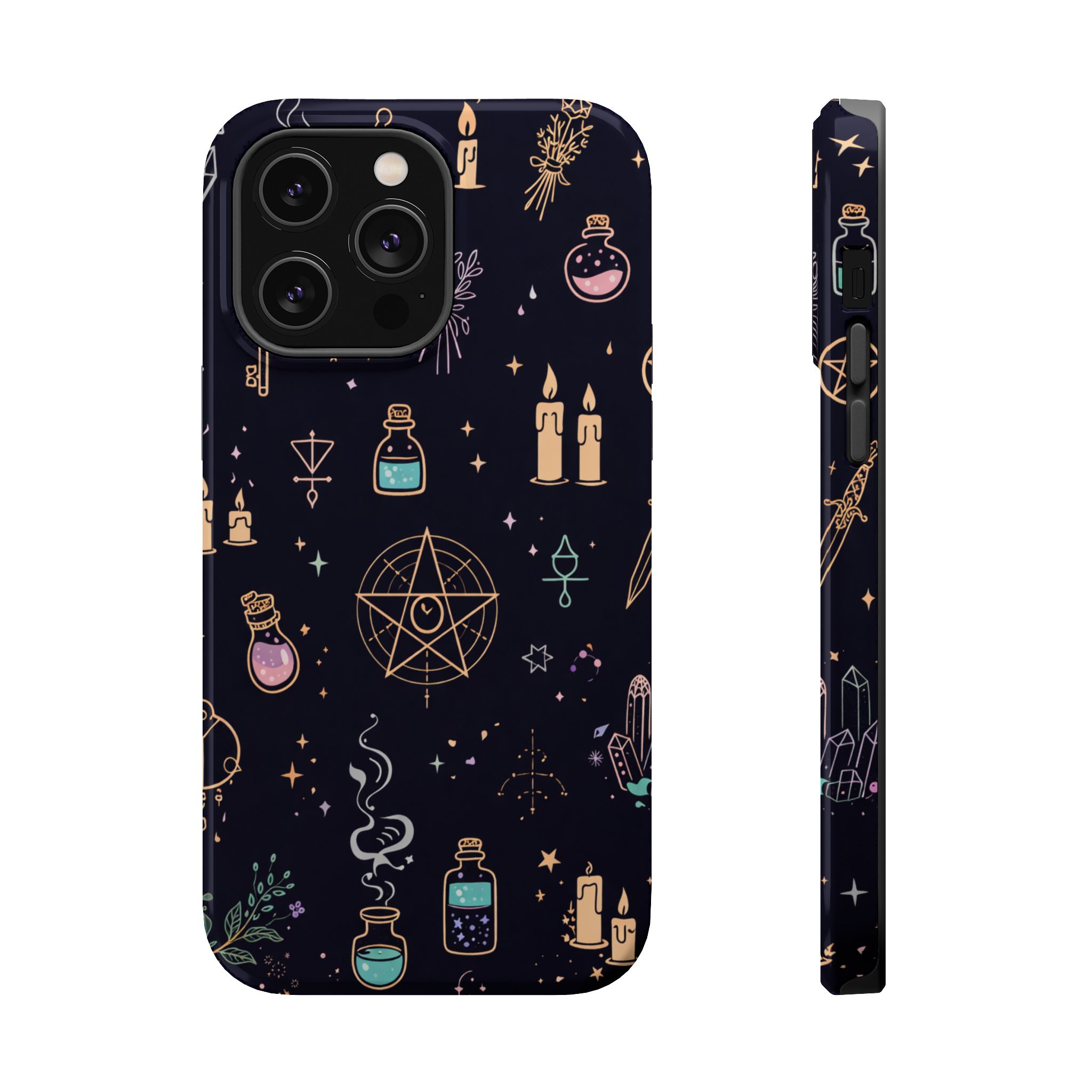 Coven Symbols – Witchcraft Icons Magic iPhone Case - Image 8