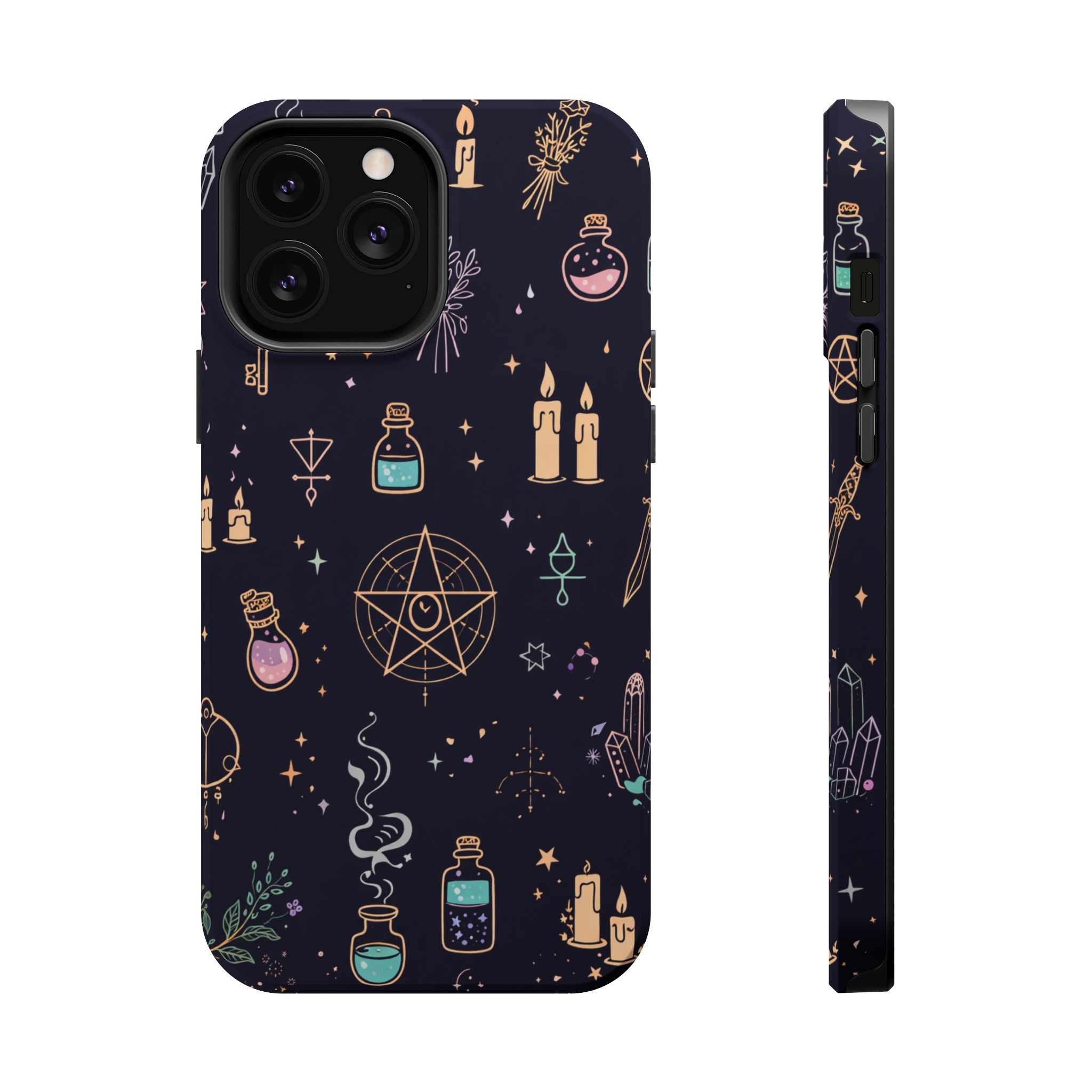Coven Symbols – Witchcraft Icons Magic iPhone Case - Image 17