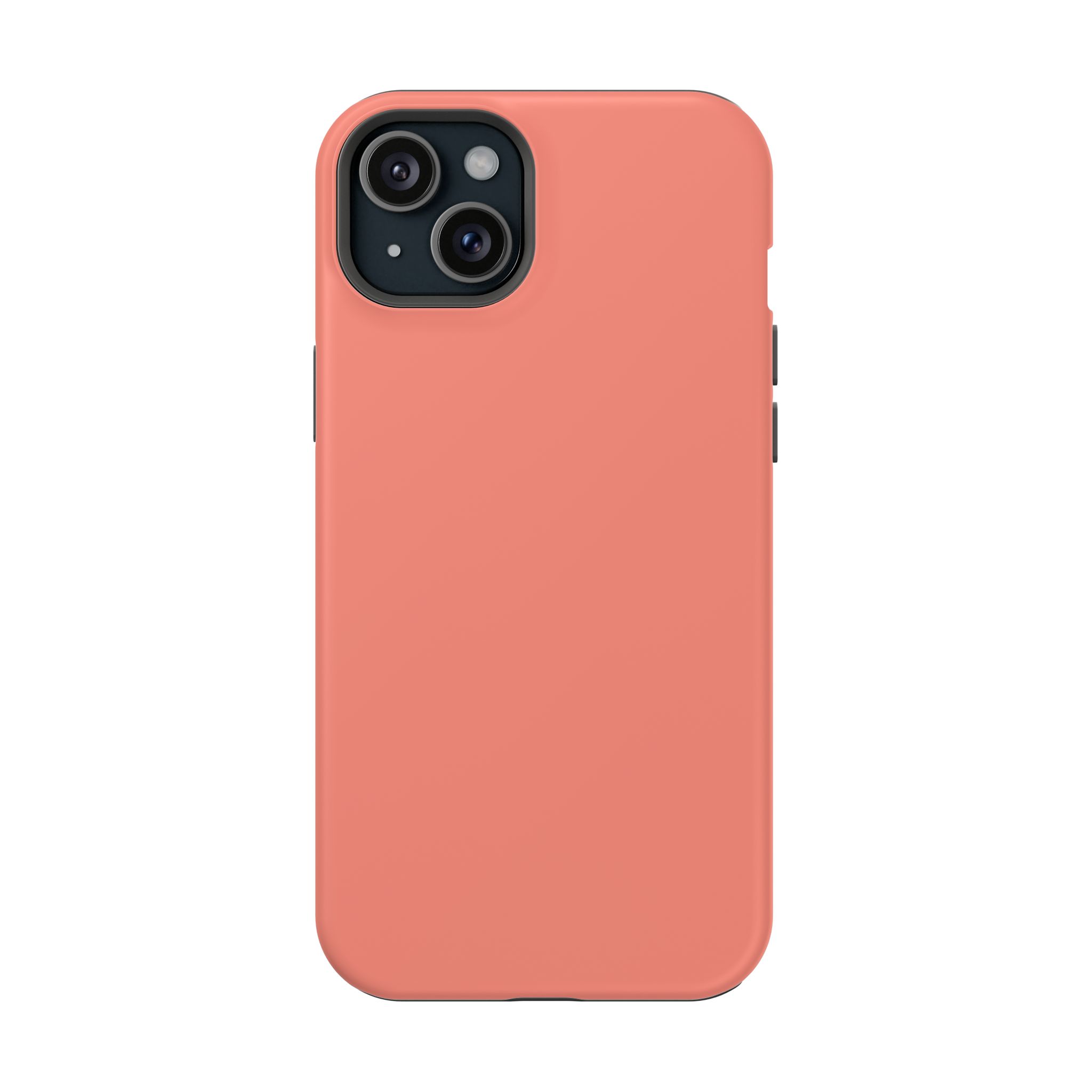 Peachy Coral – Warm Coral iPhone Case - Image 23