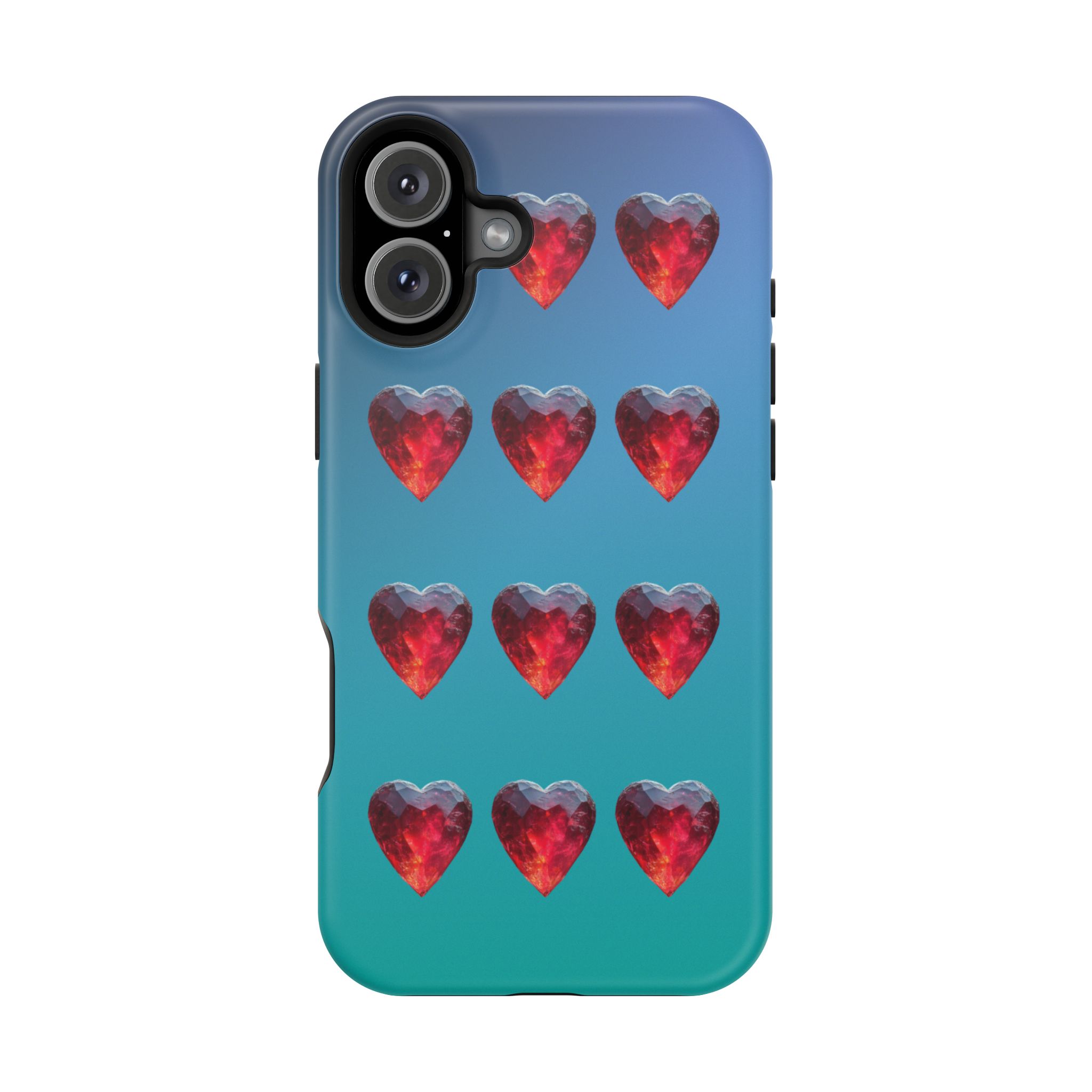 Scarlet Love – Ruby Heart Gems Love iPhone Case - Image 29