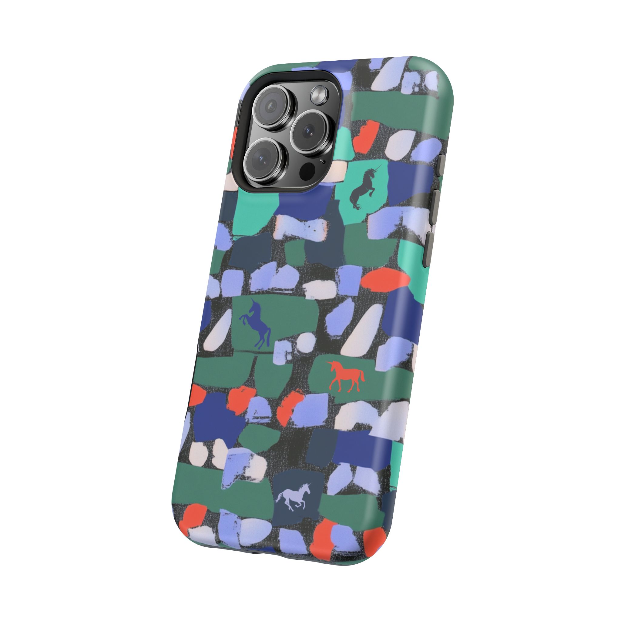 Myth Mosaic – Unicorn Fantasy iPhone Case - Image 127