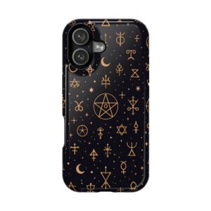 Celestial Occult Symbols iPhone Case