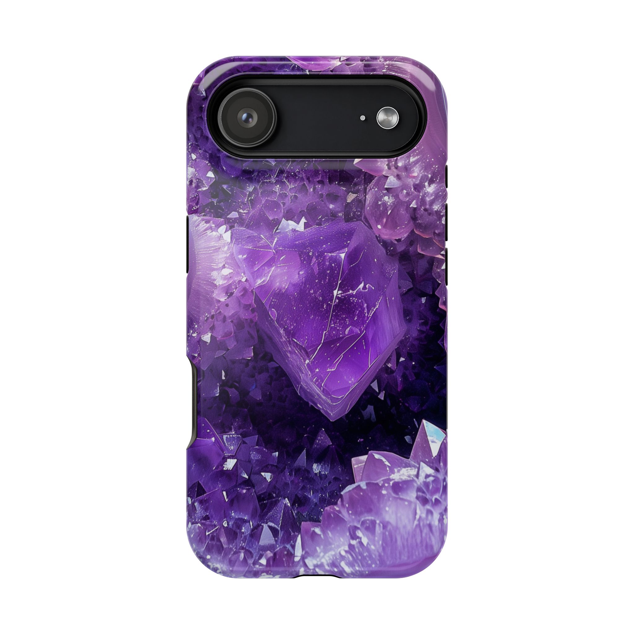 Violet Vice – Amethyst Geode Crystal iPhone Case - Image 35