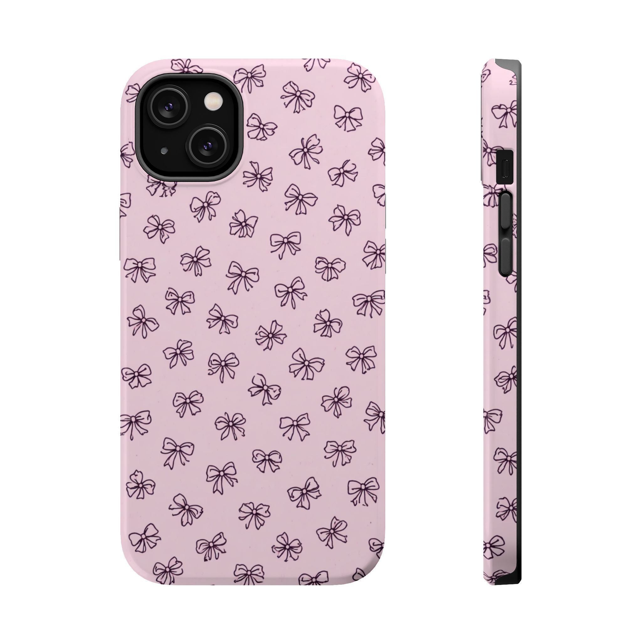 Blush Bows – Pink Bow iPhone Case - Image 6