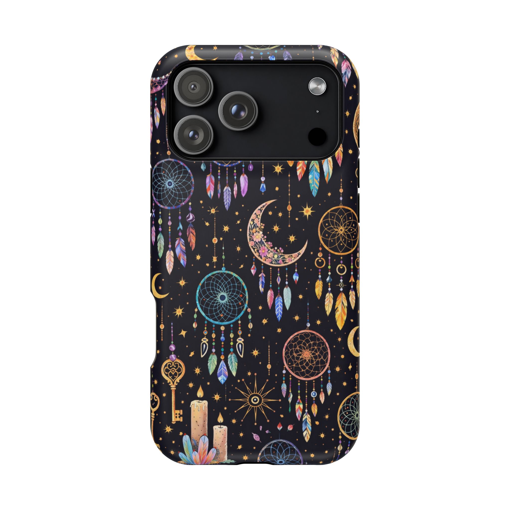 Celestial Dreams – Lunar Dream Catcher Magic iPhone Case - Image 40