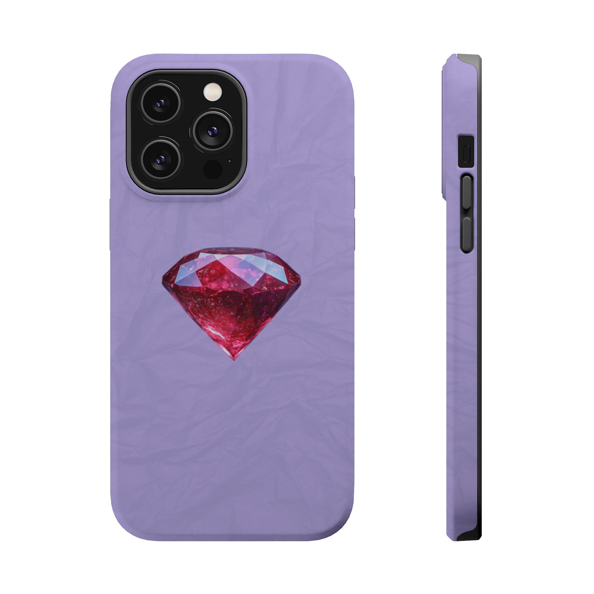 Scarlet Ice – Ruby Diamond iPhone Case - Image 9